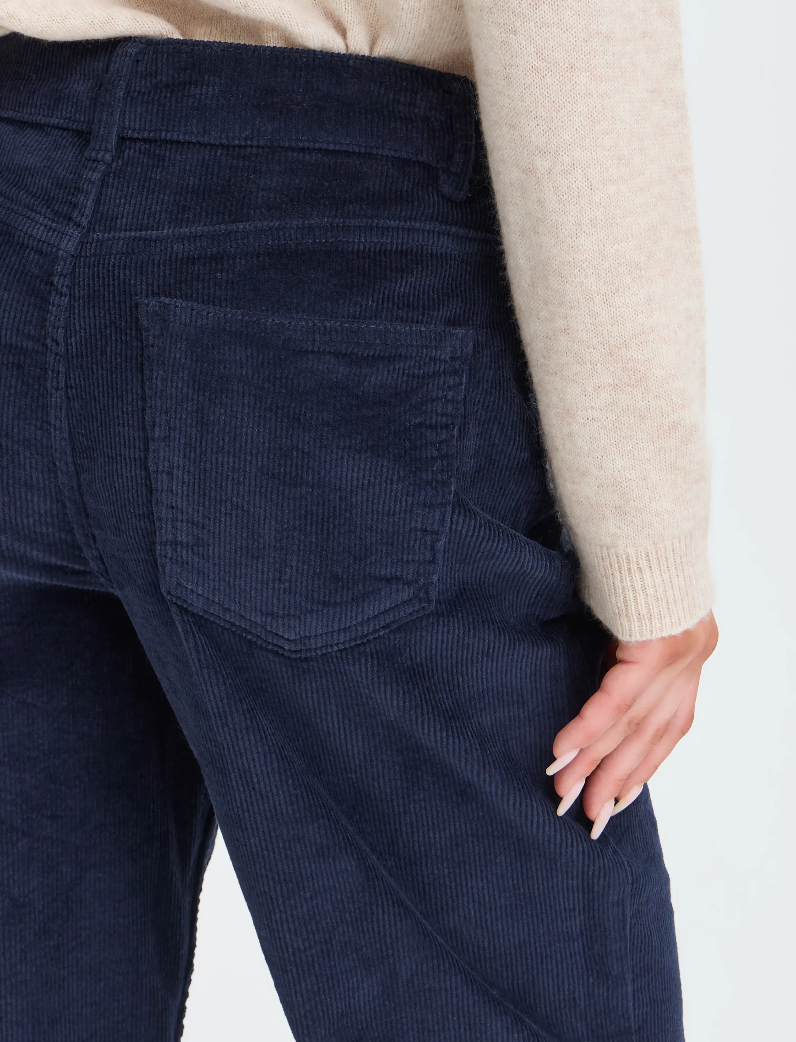 b.young - BYDASIK STRAIGHT PANTS - dark sapphire - 3