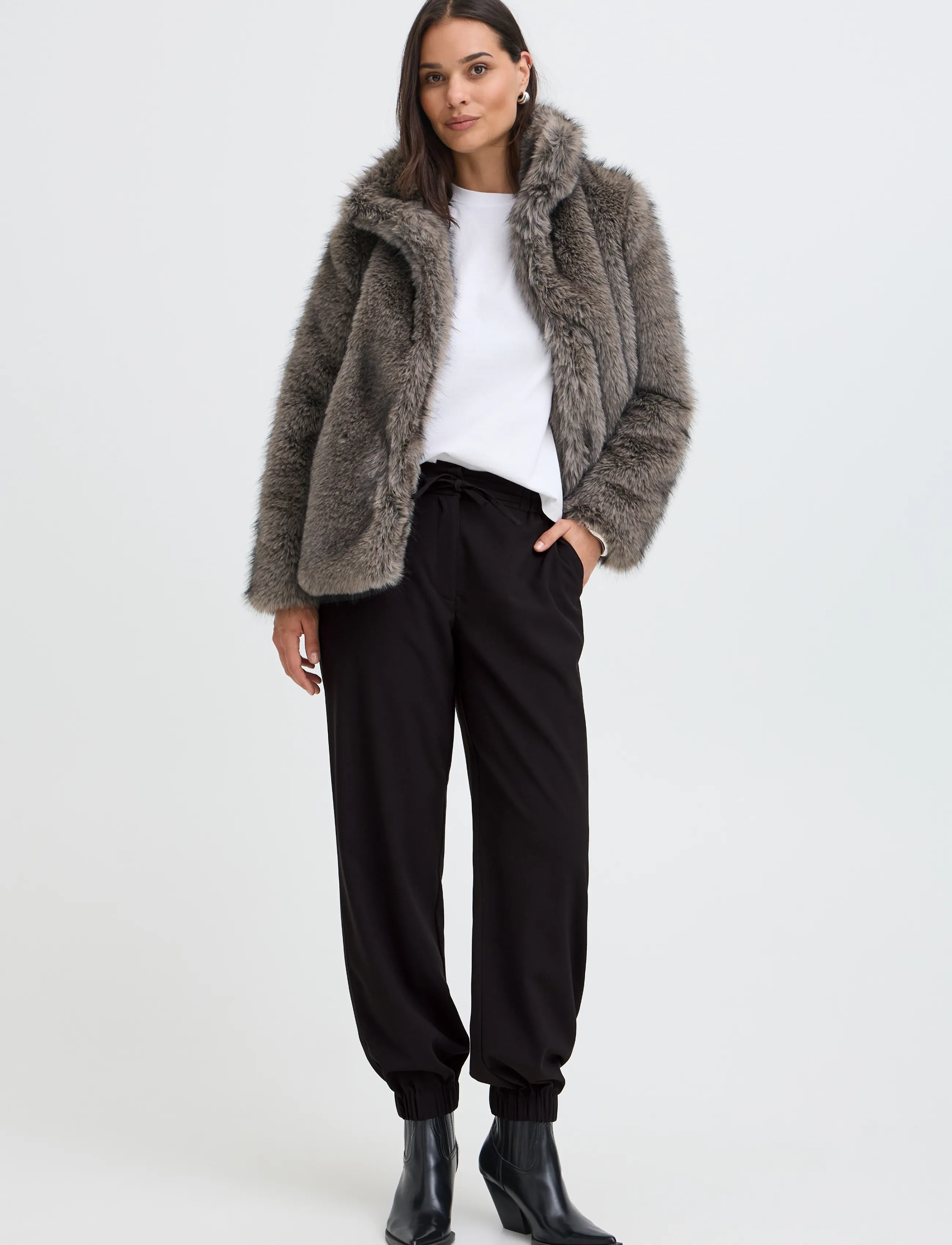 b.young BYDANTA BALLON PANTS - Bukser - METEORITE / black