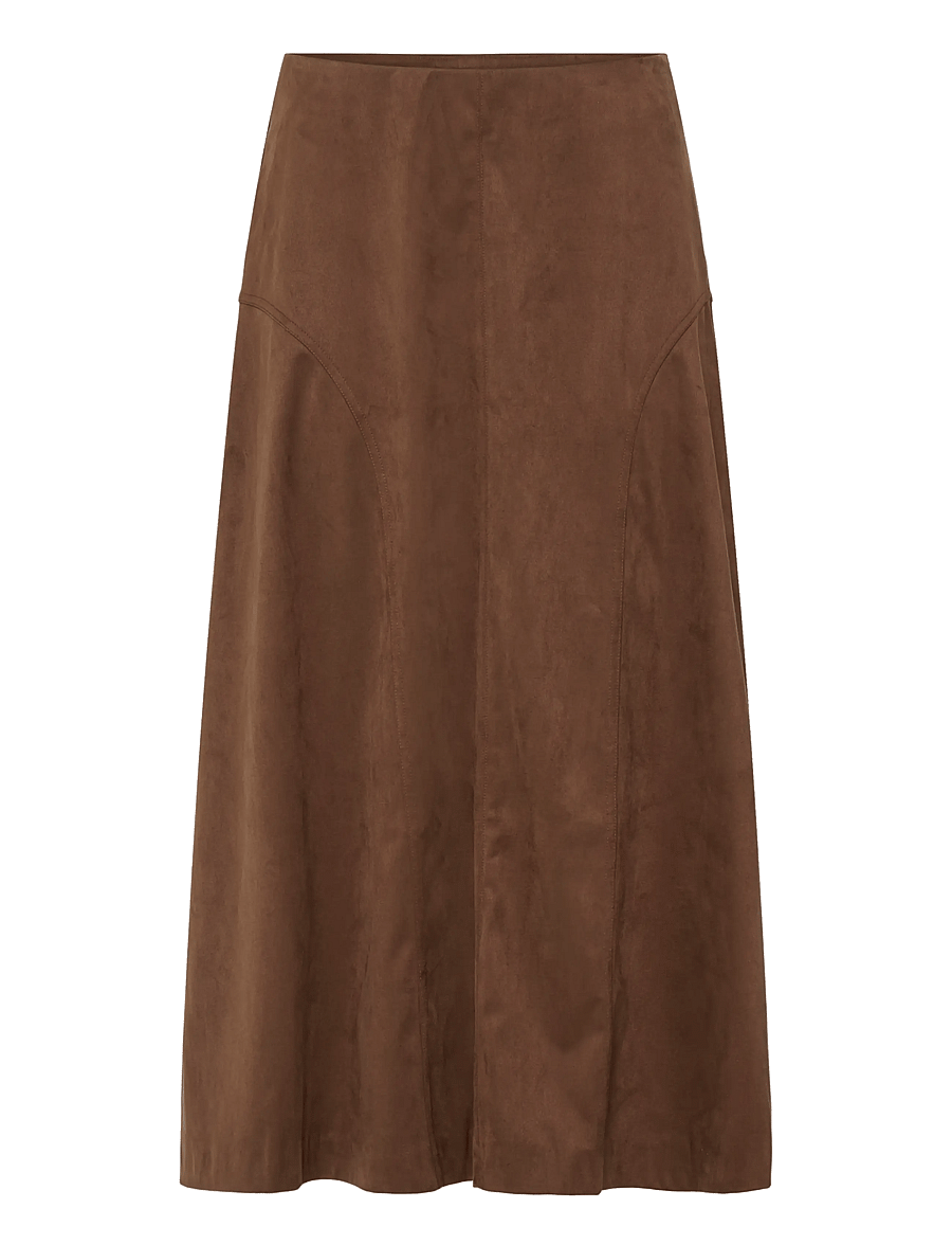 b.young - BYROSETTA SKIRT - maxikjolar - potting soil - 1