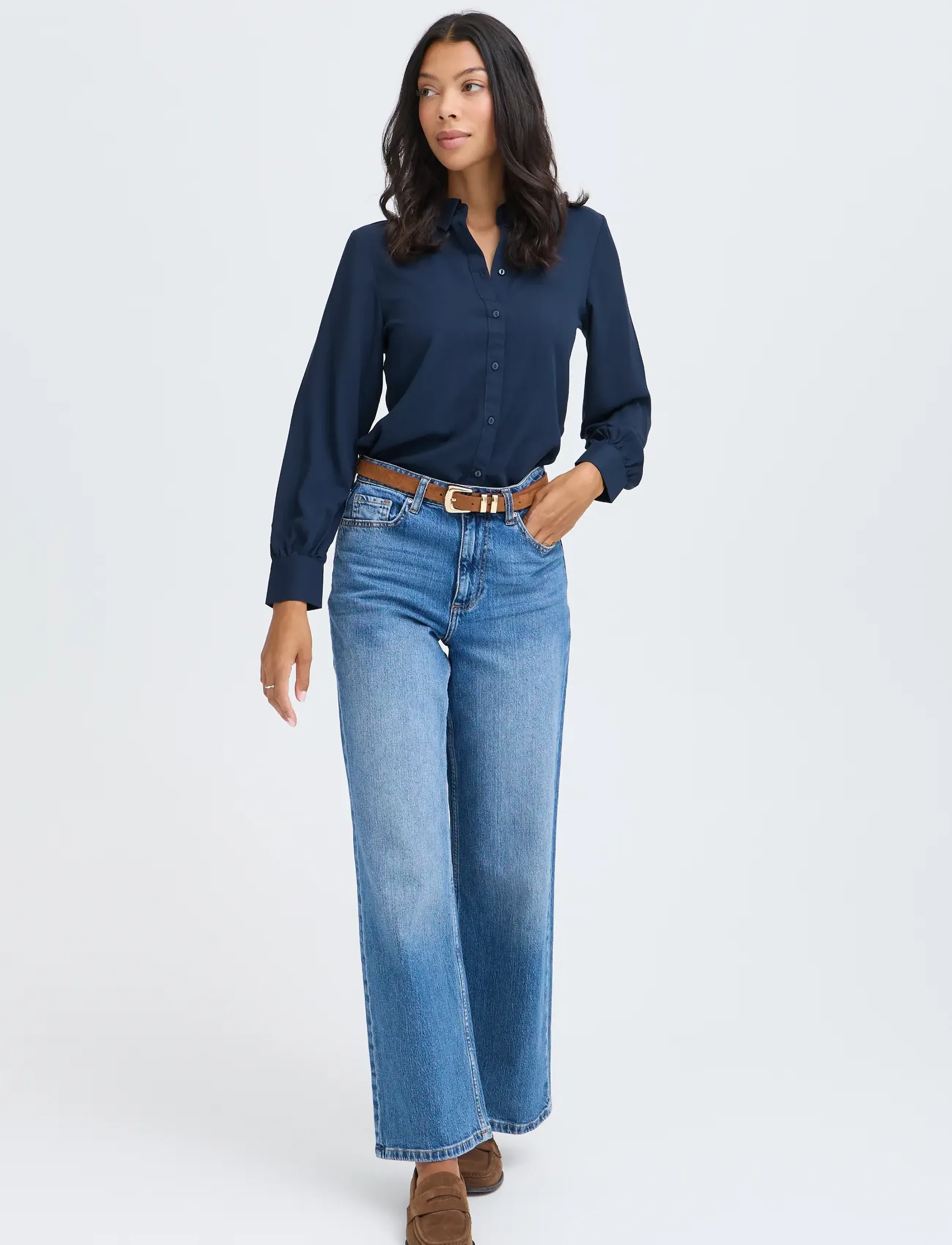 b.young - BYFADUMA SHIRT - langärmlige hemden - dark sapphire - 3