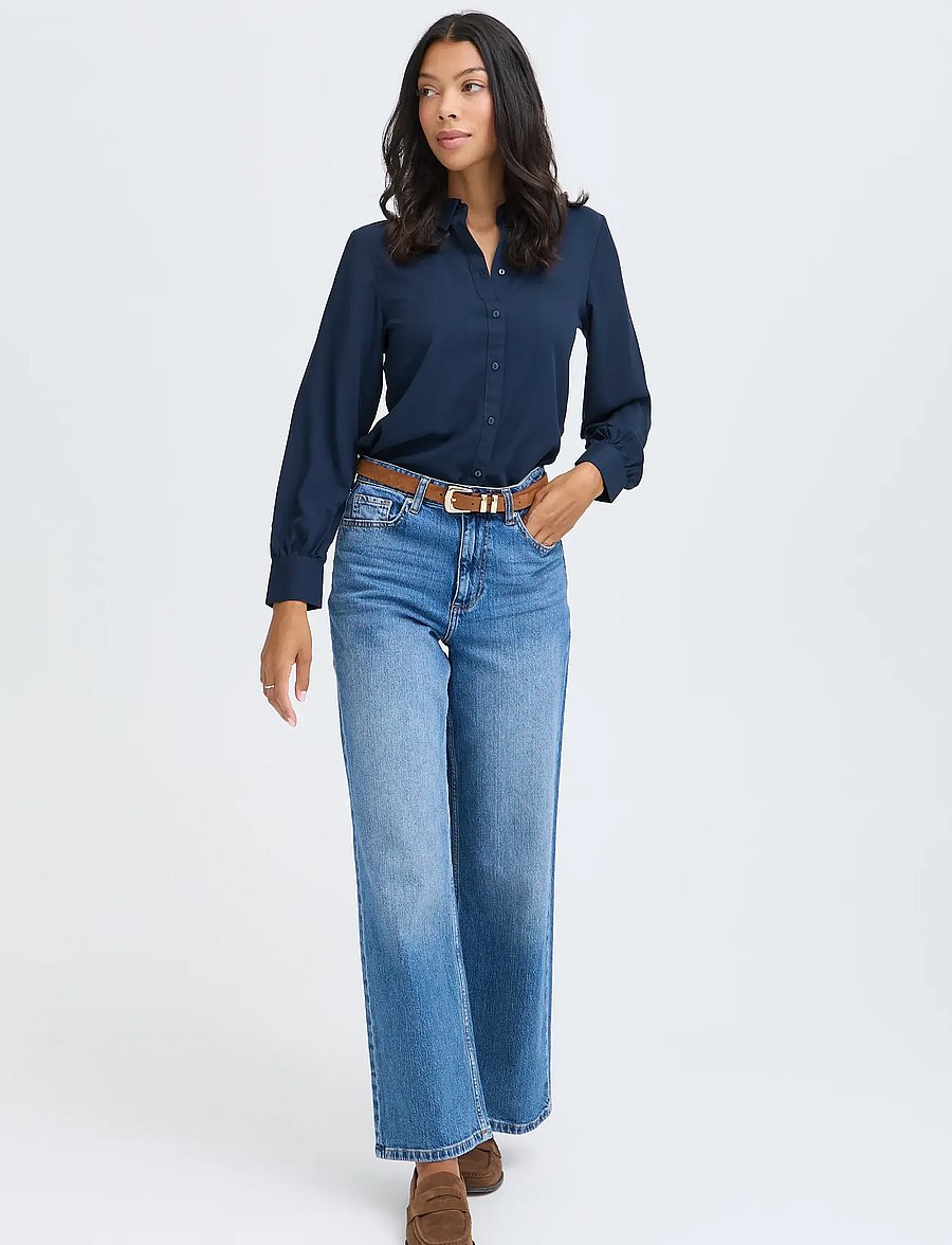 b.young - BYFADUMA SHIRT - langärmlige hemden - dark sapphire - 3