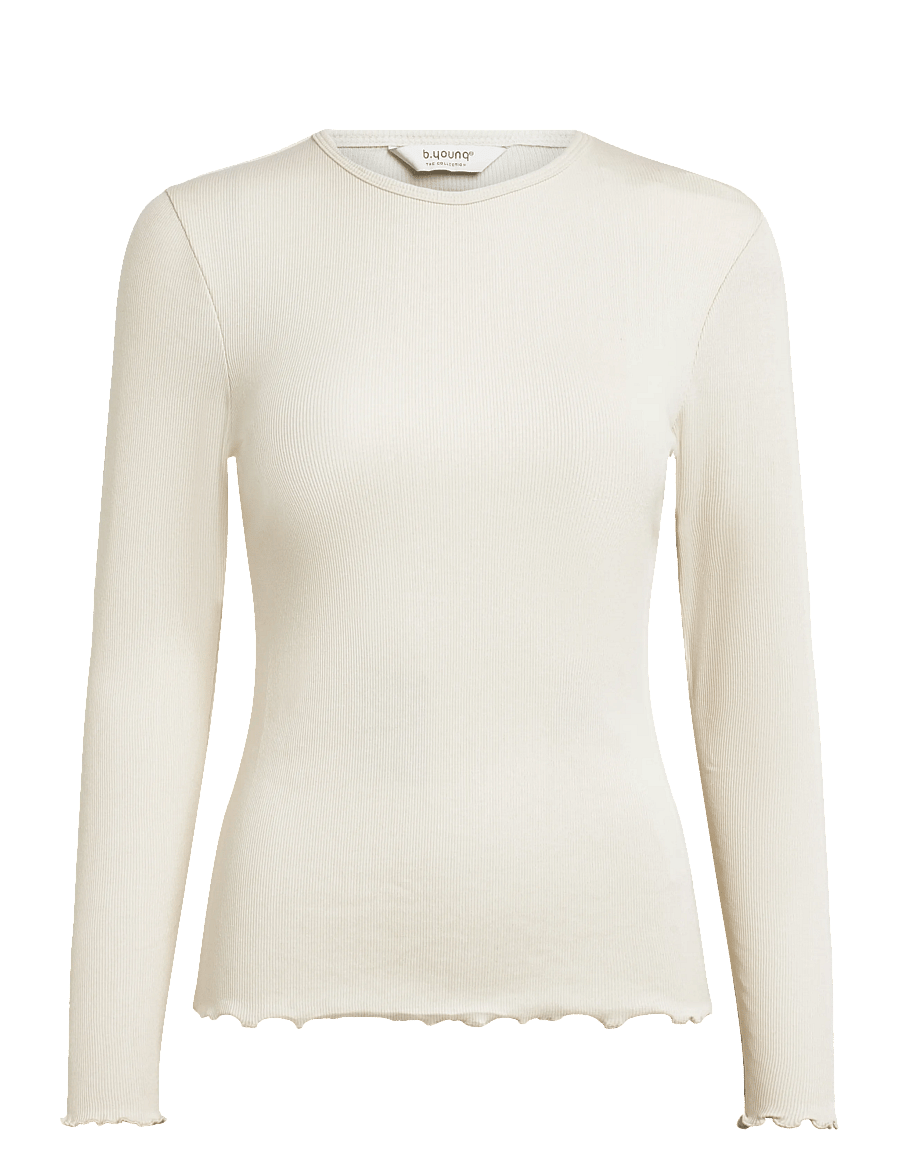 b.young - BYTONE LONG-SLEEVE TSHIRT - langärmlige tops - birch - 0