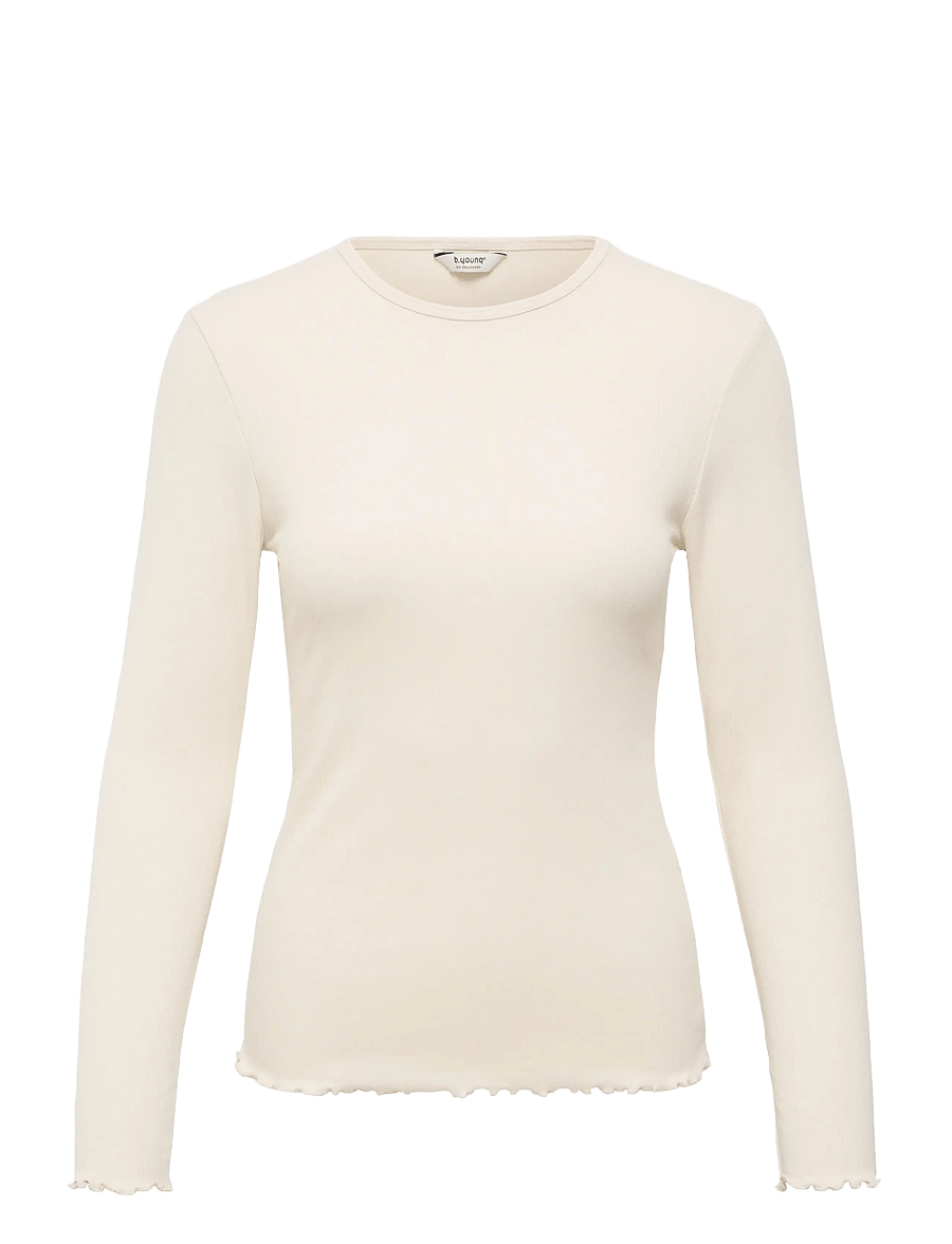 b.young - BYTONE LONG-SLEEVE TSHIRT - langärmlige tops - birch - 0