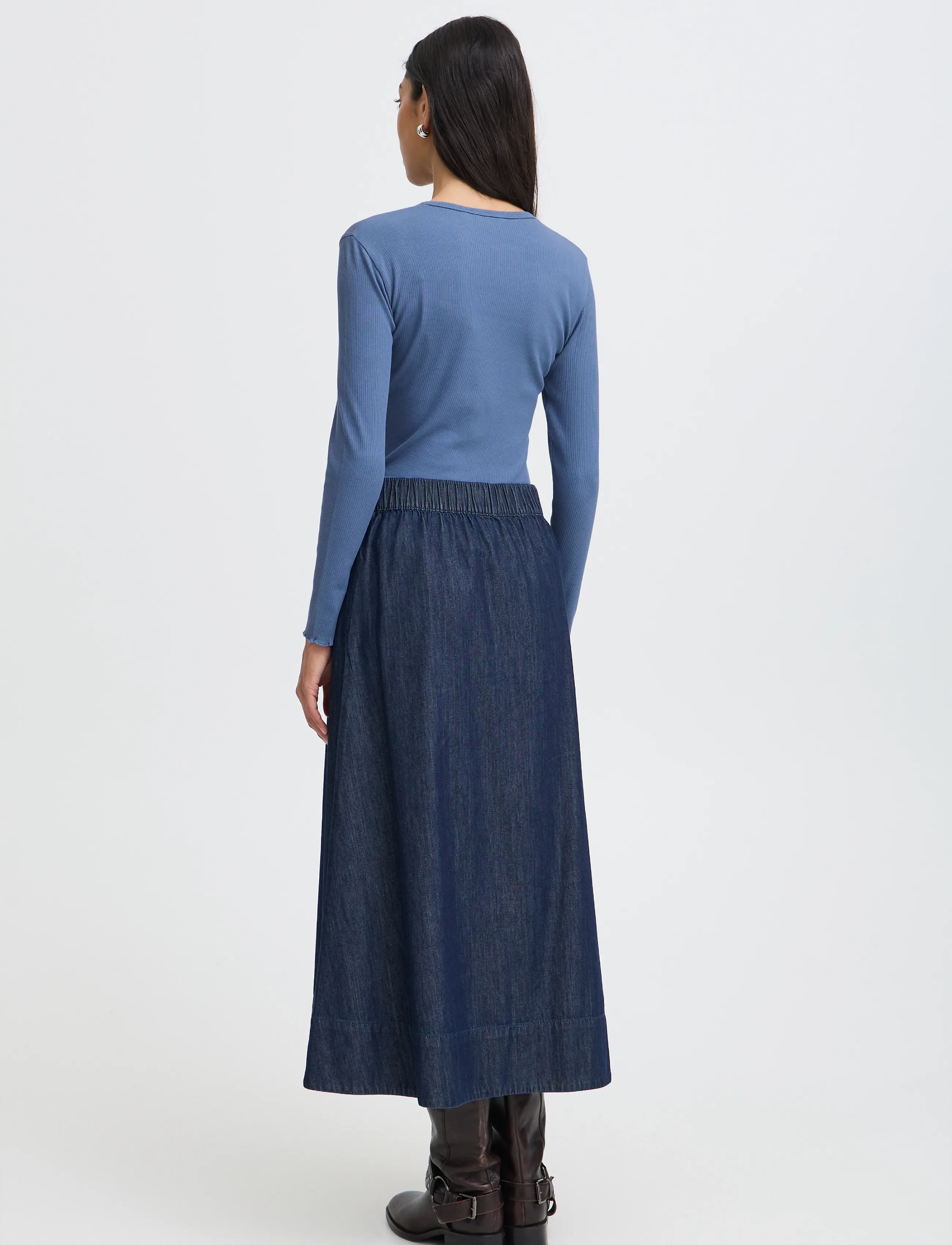 b.young - BYTONE LONG-SLEEVE TSHIRT - blue horizon - 3
