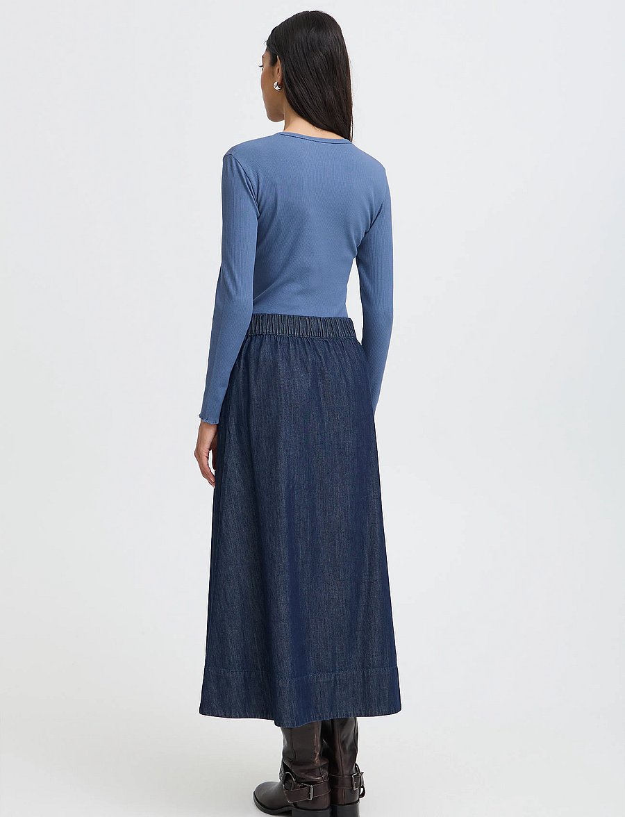 b.young - BYTONE LONG-SLEEVE TSHIRT - blue horizon - 3