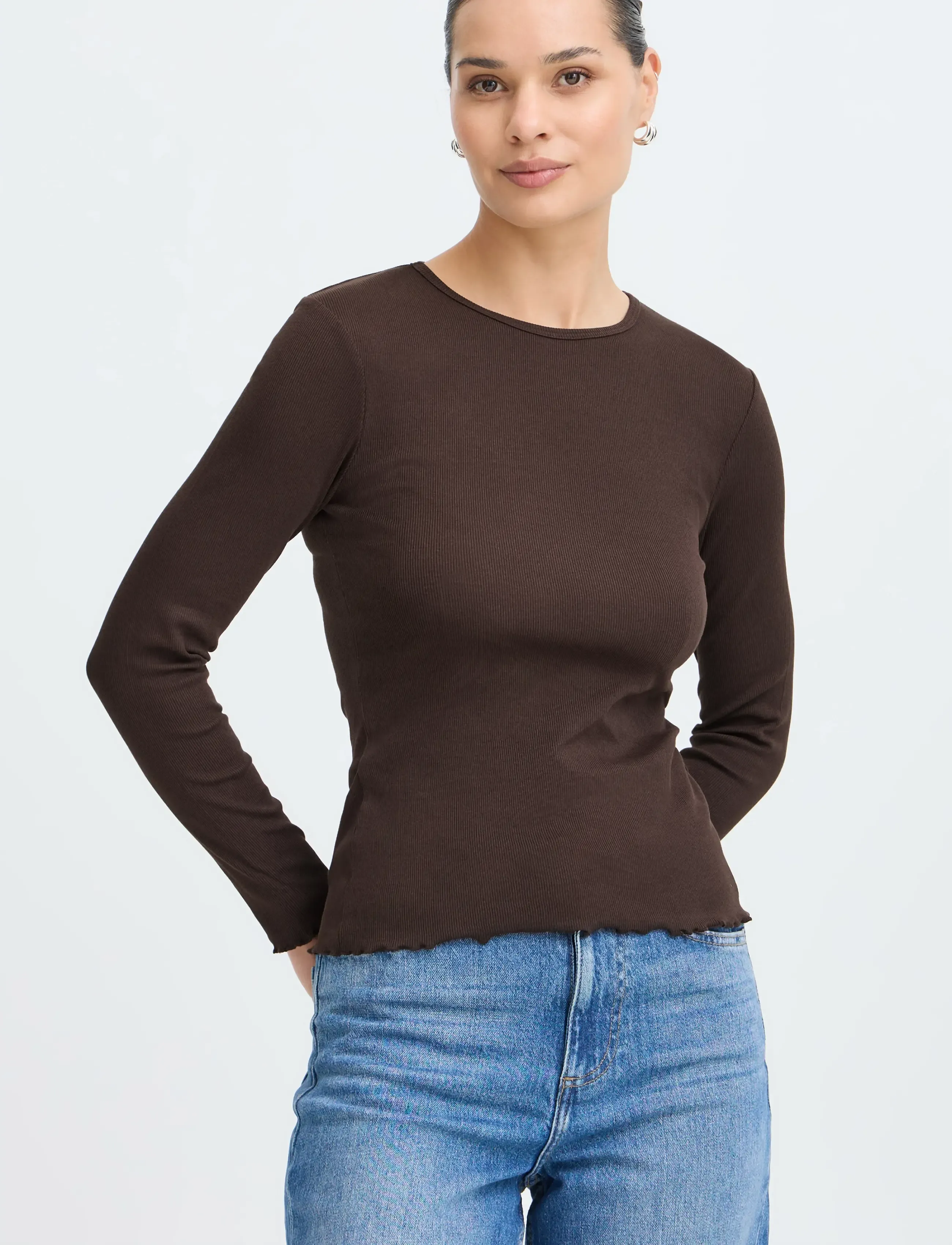 b.young - BYTONE LONG-SLEEVE TSHIRT - java - 3