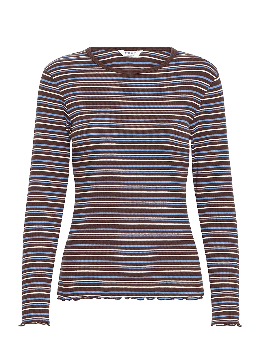 b.young - BYTONE LONG-SLEEVE TSHIRT - java stripe - 1