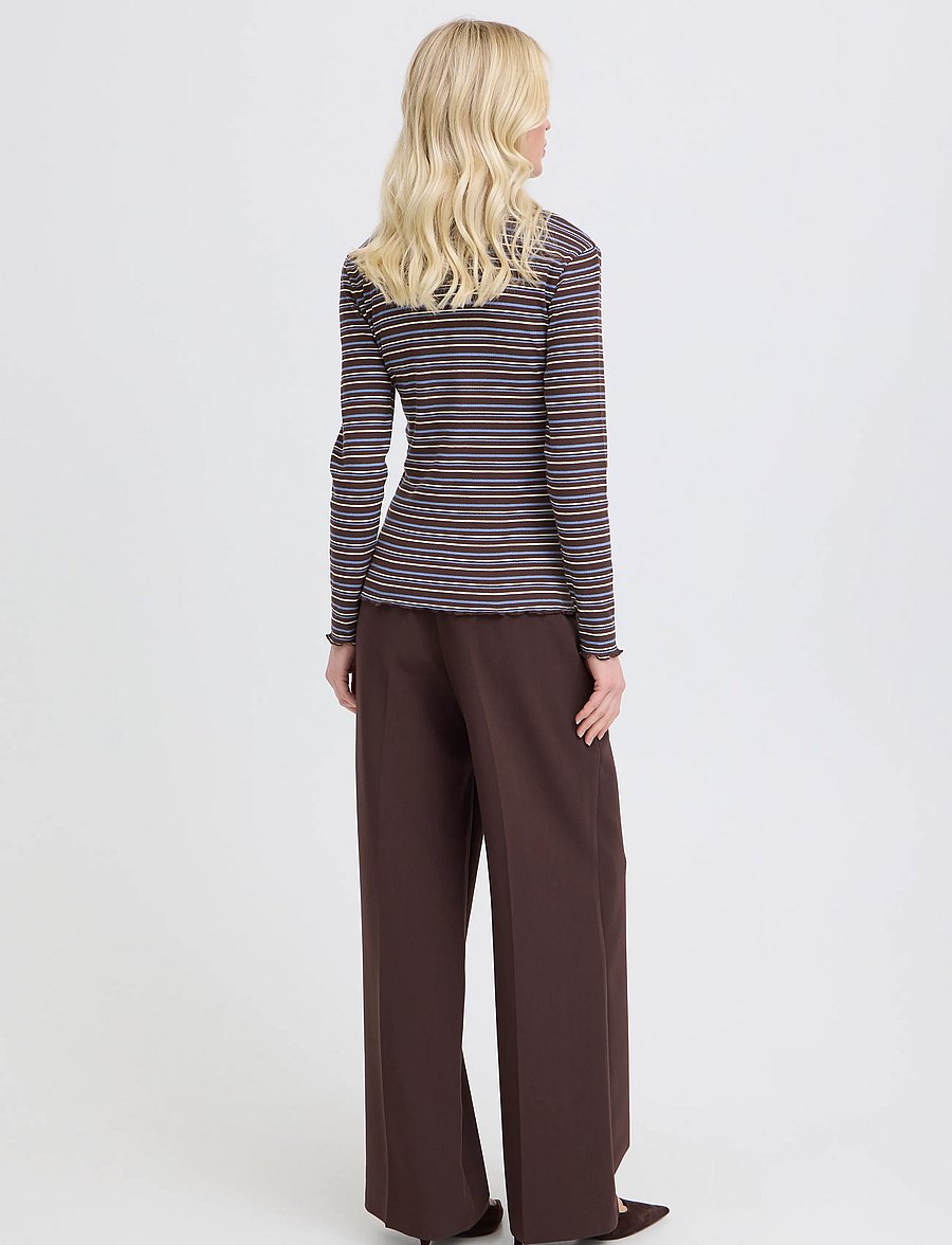 b.young - BYTONE LONG-SLEEVE TSHIRT - java stripe - 4