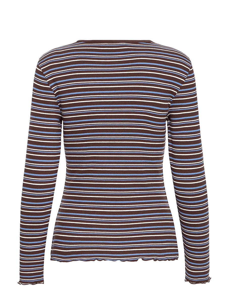 b.young - BYTONE LONG-SLEEVE TSHIRT - java stripe - 2
