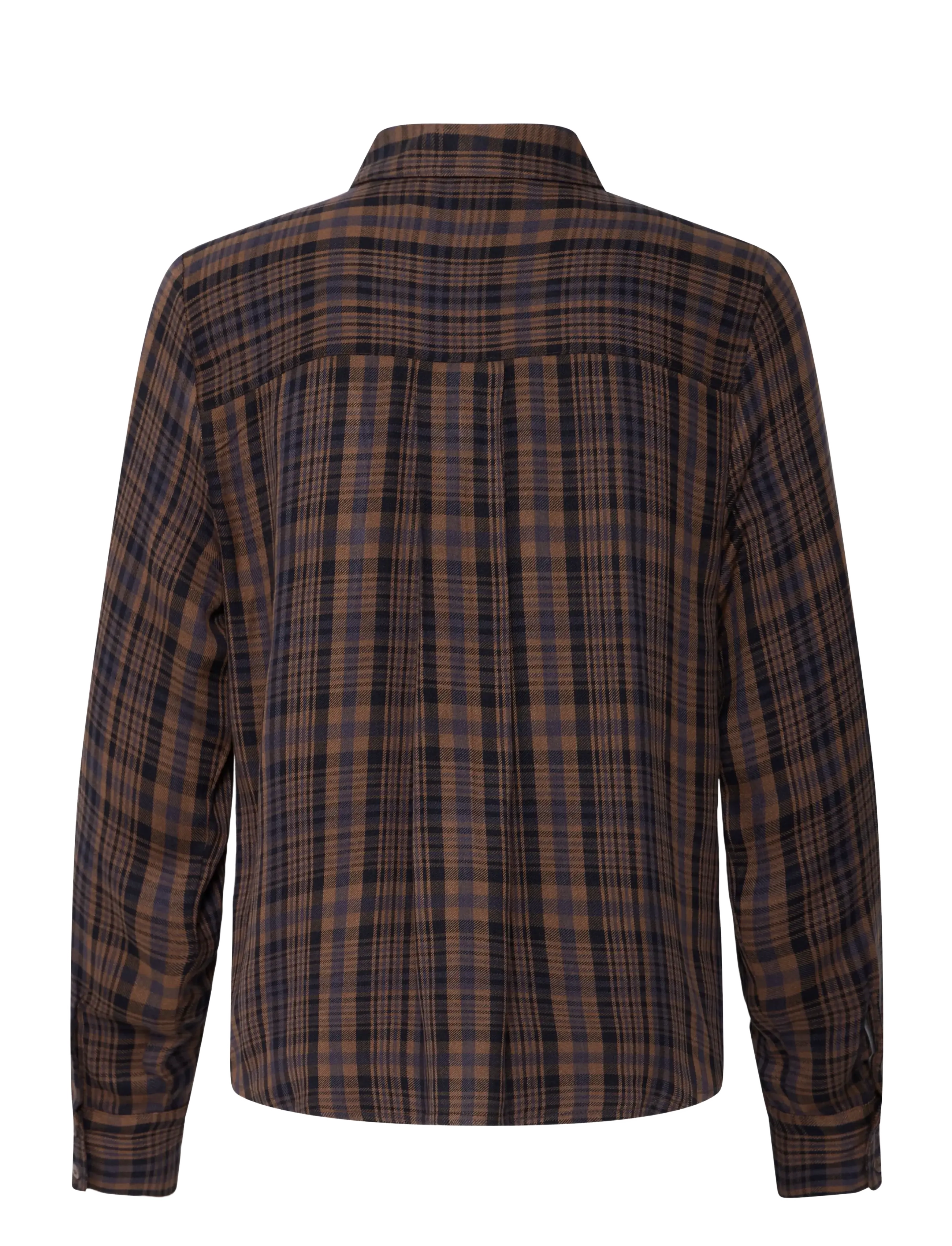 b.young - BYHEVA SHIRT - long-sleeved shirts - meteorite check - 1