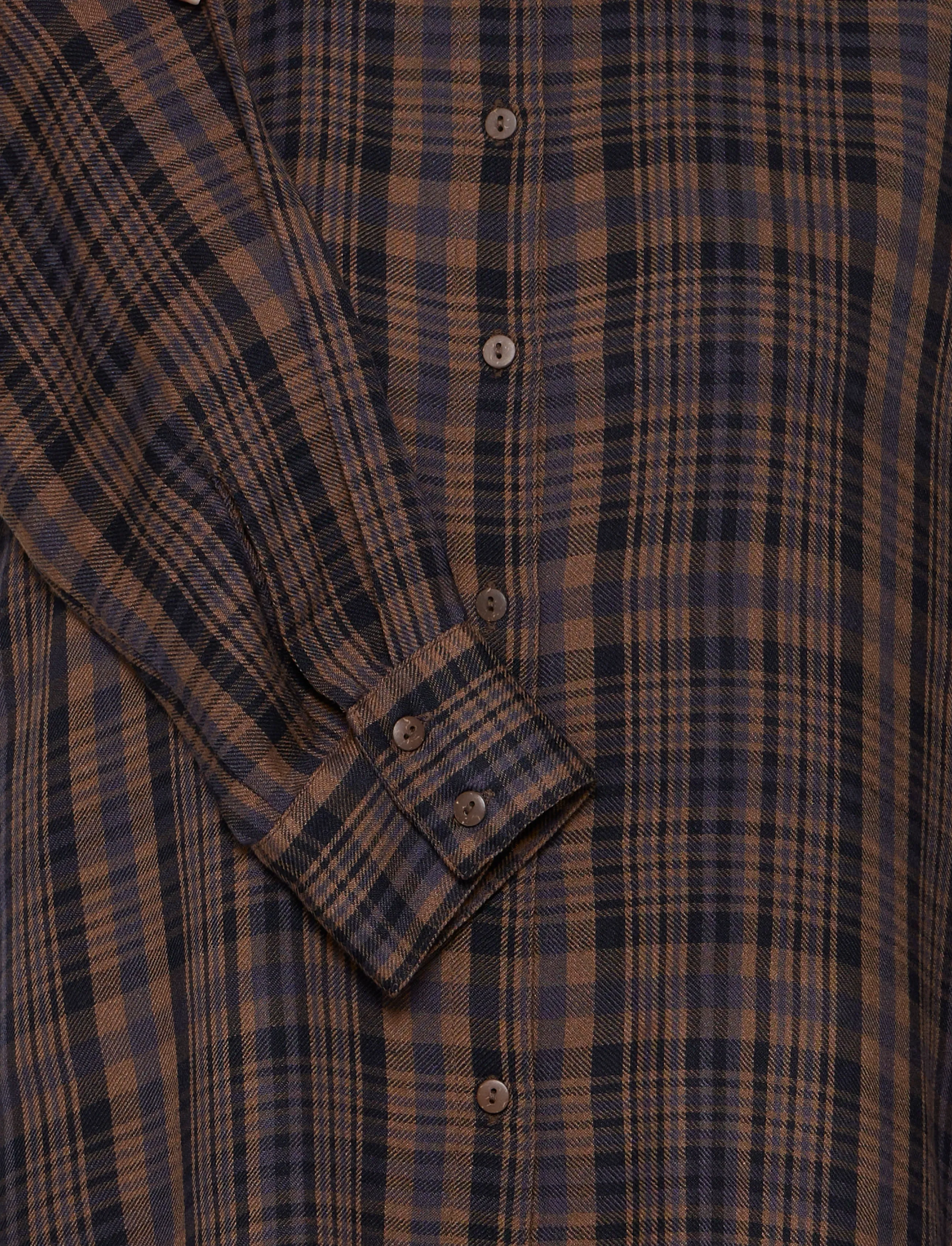 b.young - BYHEVA SHIRT - long-sleeved shirts - meteorite check - 2