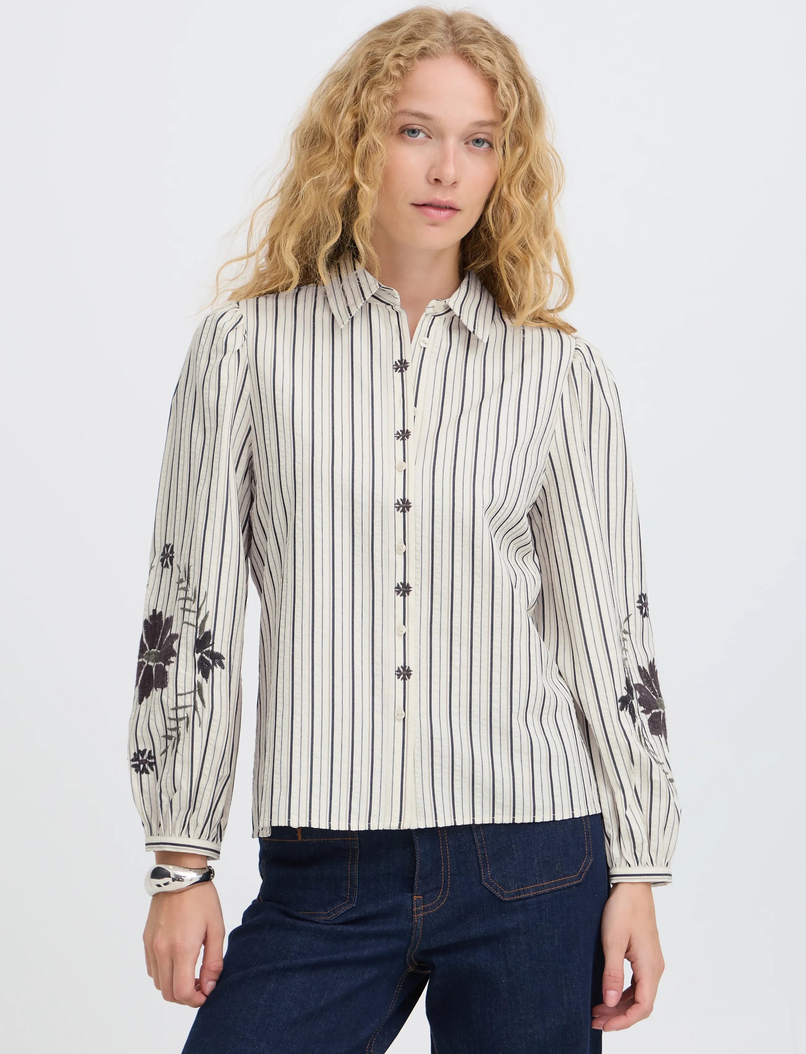 b.young - BYHIPPI SHIRT - long-sleeved shirts - birch stripe - 3