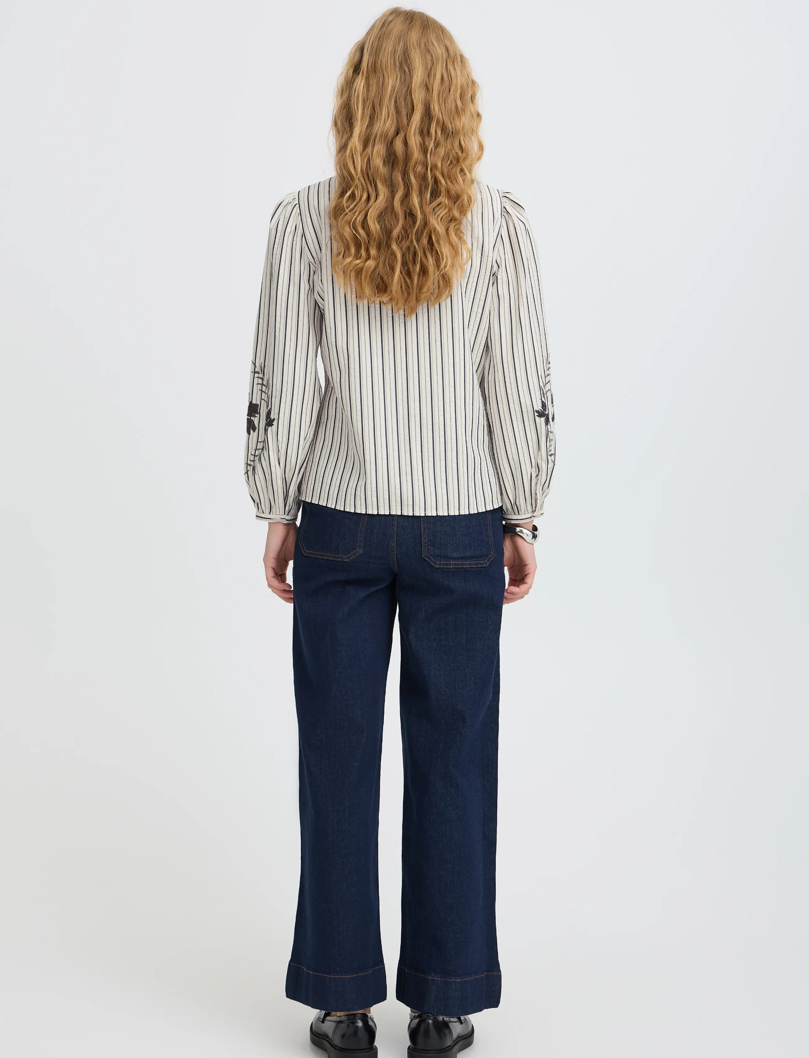 b.young - BYHIPPI SHIRT - long-sleeved shirts - birch stripe - 4