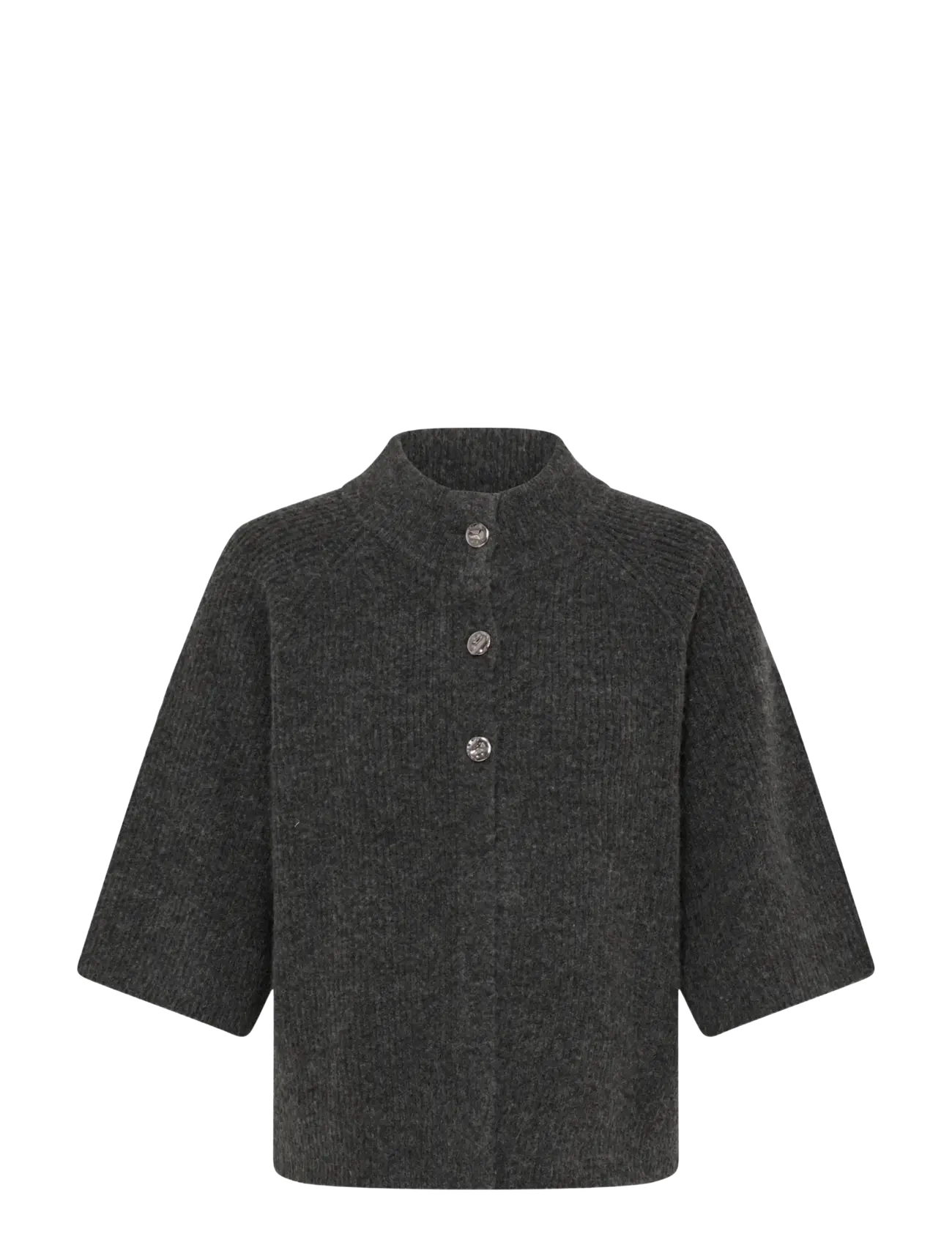 b.young BYOTAJA CARDIGAN - Cardigans - DARK GREY MELANGE / grey
