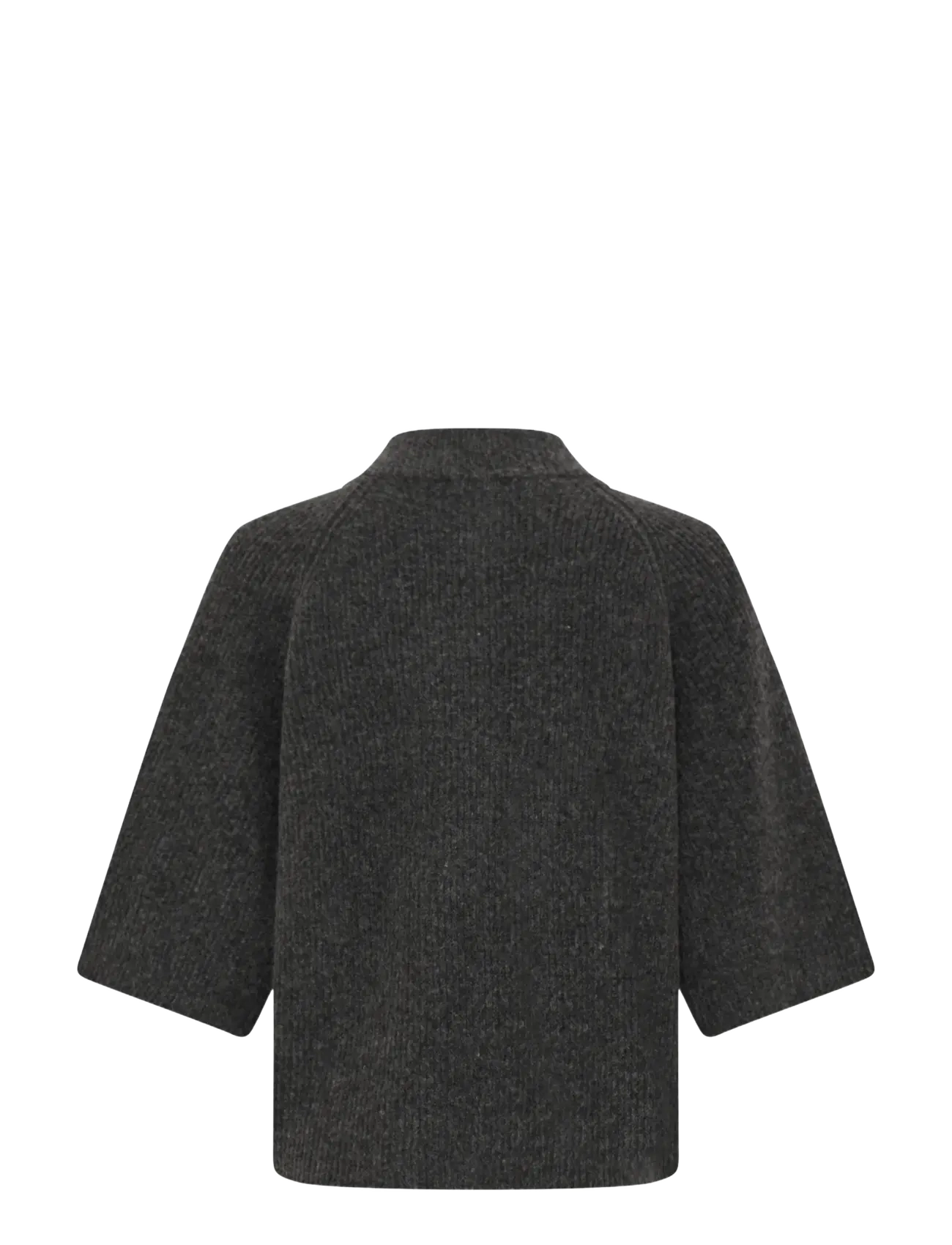 b.young - BYOTAJA CARDIGAN - dark grey melange - 2
