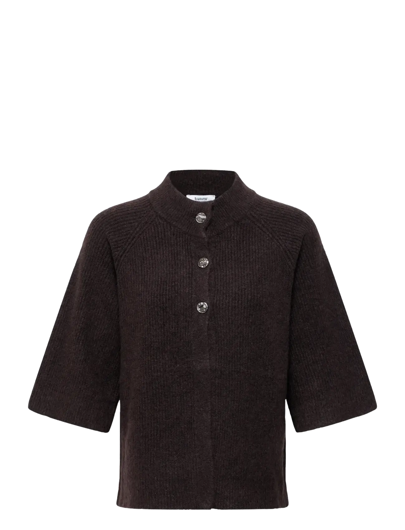 b.young BYOTAJA CARDIGAN - Stickat - JAVA MELANGE / brown