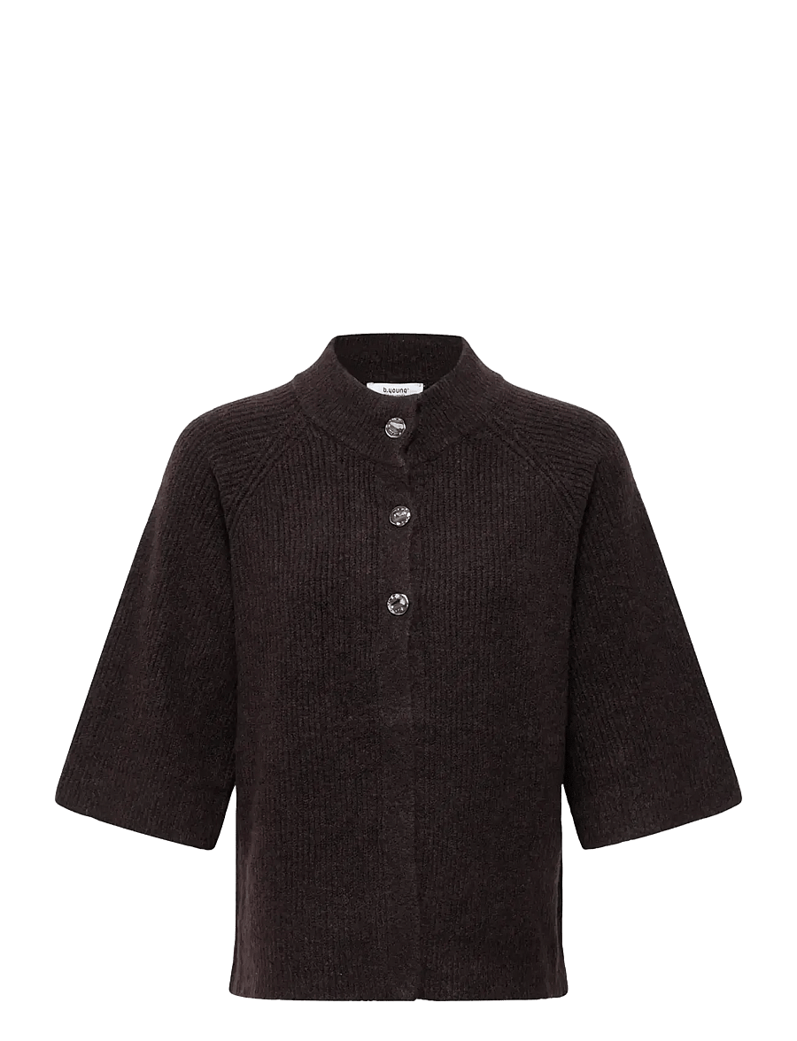 b.young - BYOTAJA CARDIGAN - koftor - java melange - 1