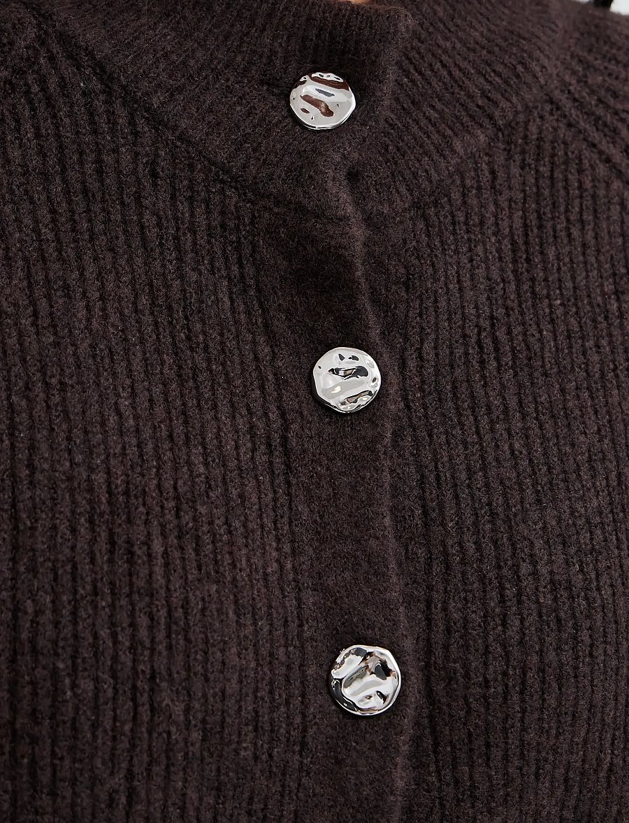 b.young - BYOTAJA CARDIGAN - koftor - java melange - 3
