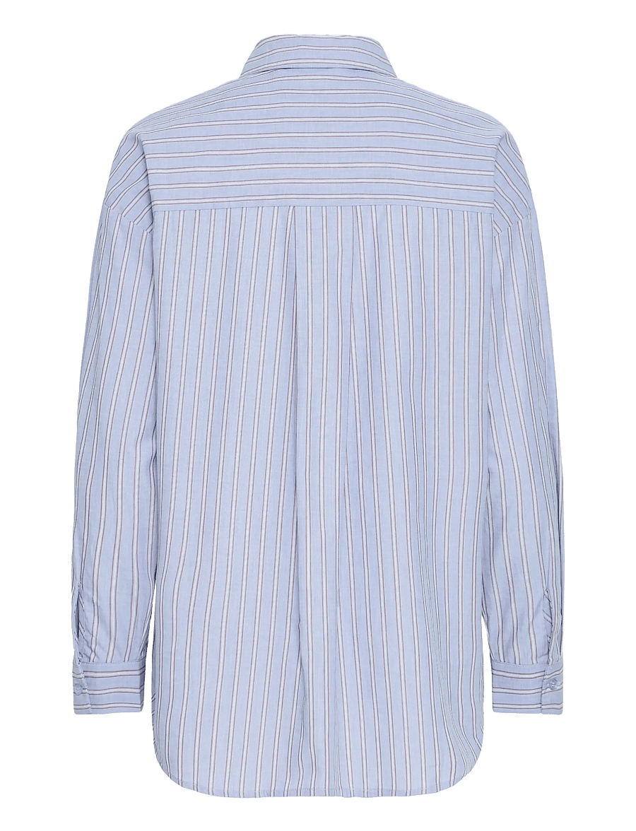 b.young - BYHENE SHIRT - long-sleeved shirts - chambray blue stripe - 2