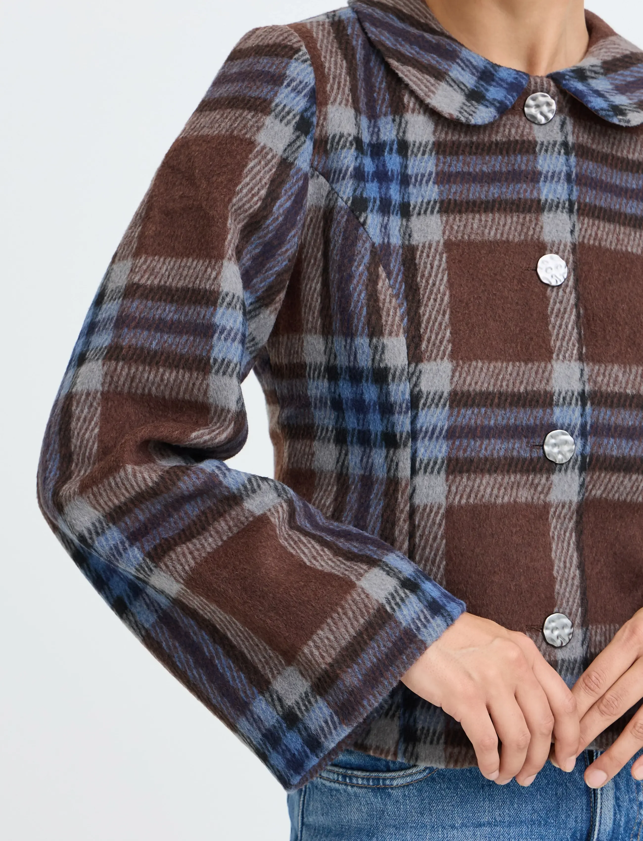 b.young - BYBREE JACKET - potting soil check - 3