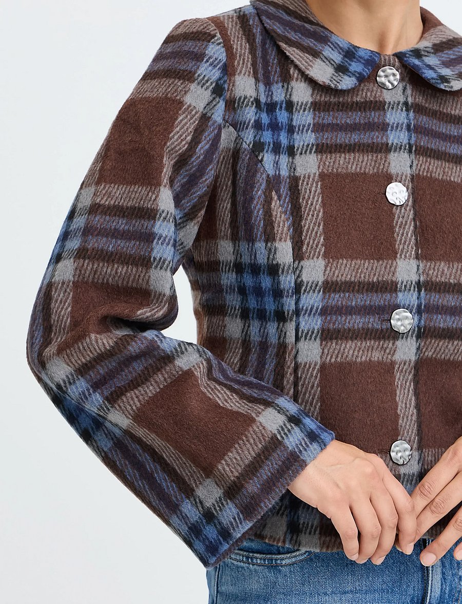 b.young - BYBREE JACKET - potting soil check - 3