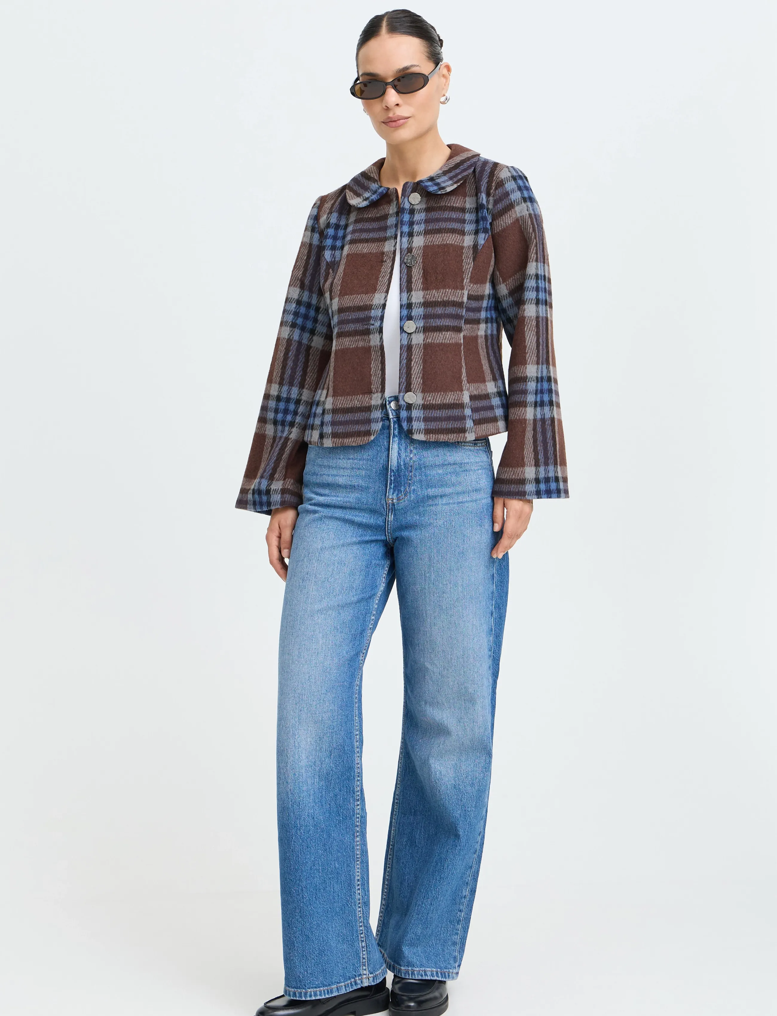 b.young - BYBREE JACKET - potting soil check - 4