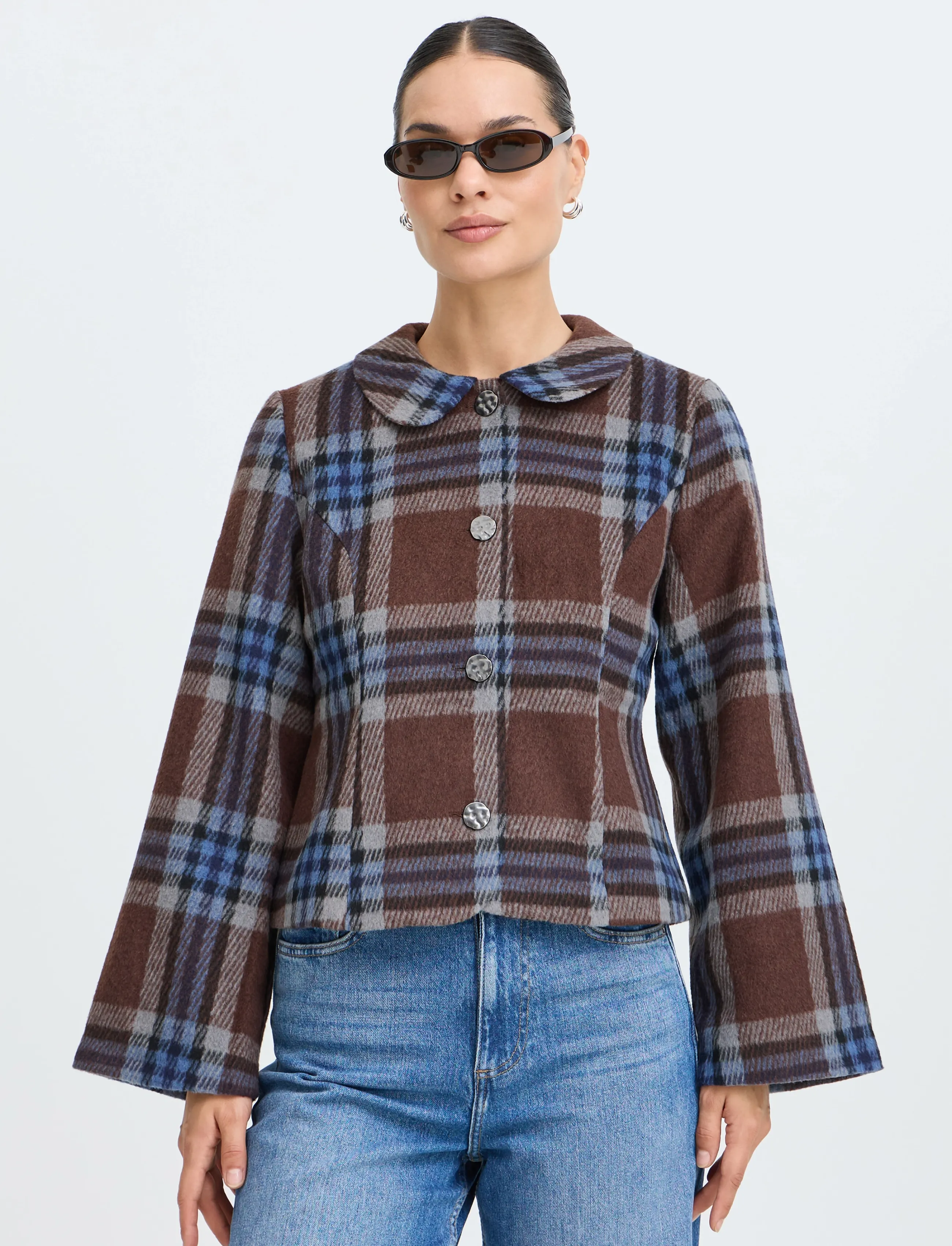 b.young - BYBREE JACKET - potting soil check - 5