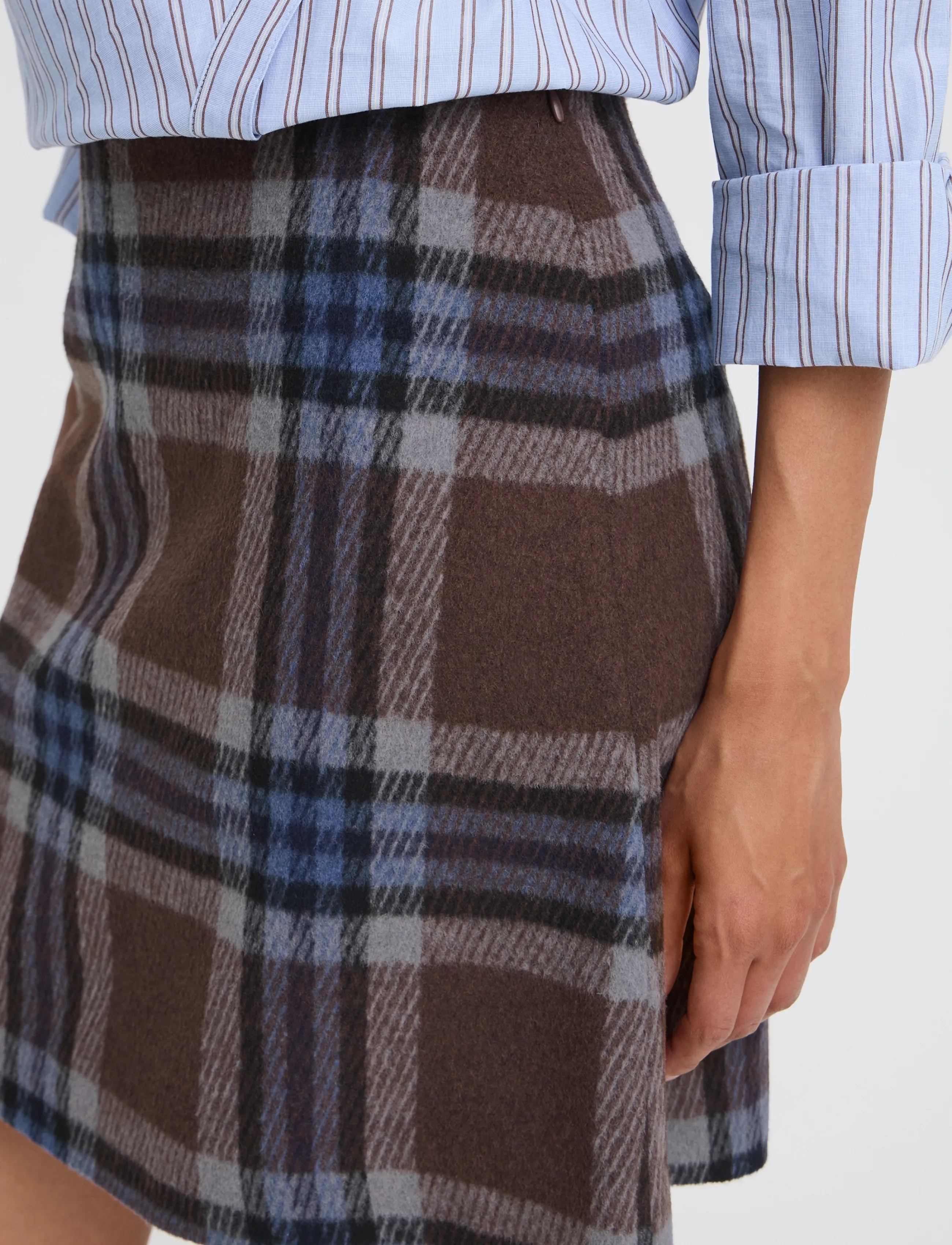 b.young - BYBREE SKIRT - korta kjolar - potting soil check - 5