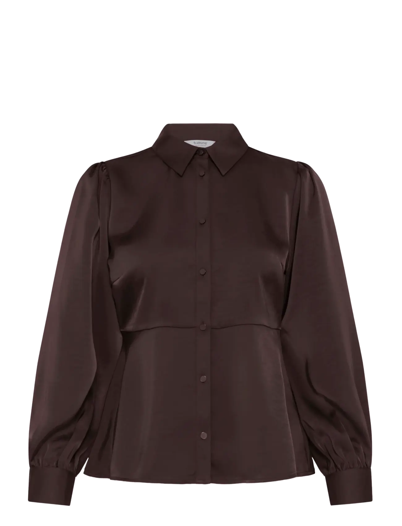 b.young BYISA PEPLUM SHIRT - Pluusid ja särgid - JAVA / brown