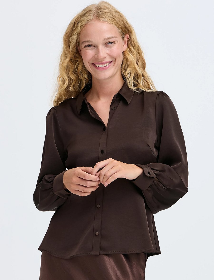 b.young - BYISA PEPLUM SHIRT - pikkade varrukatega särgid - java - 3