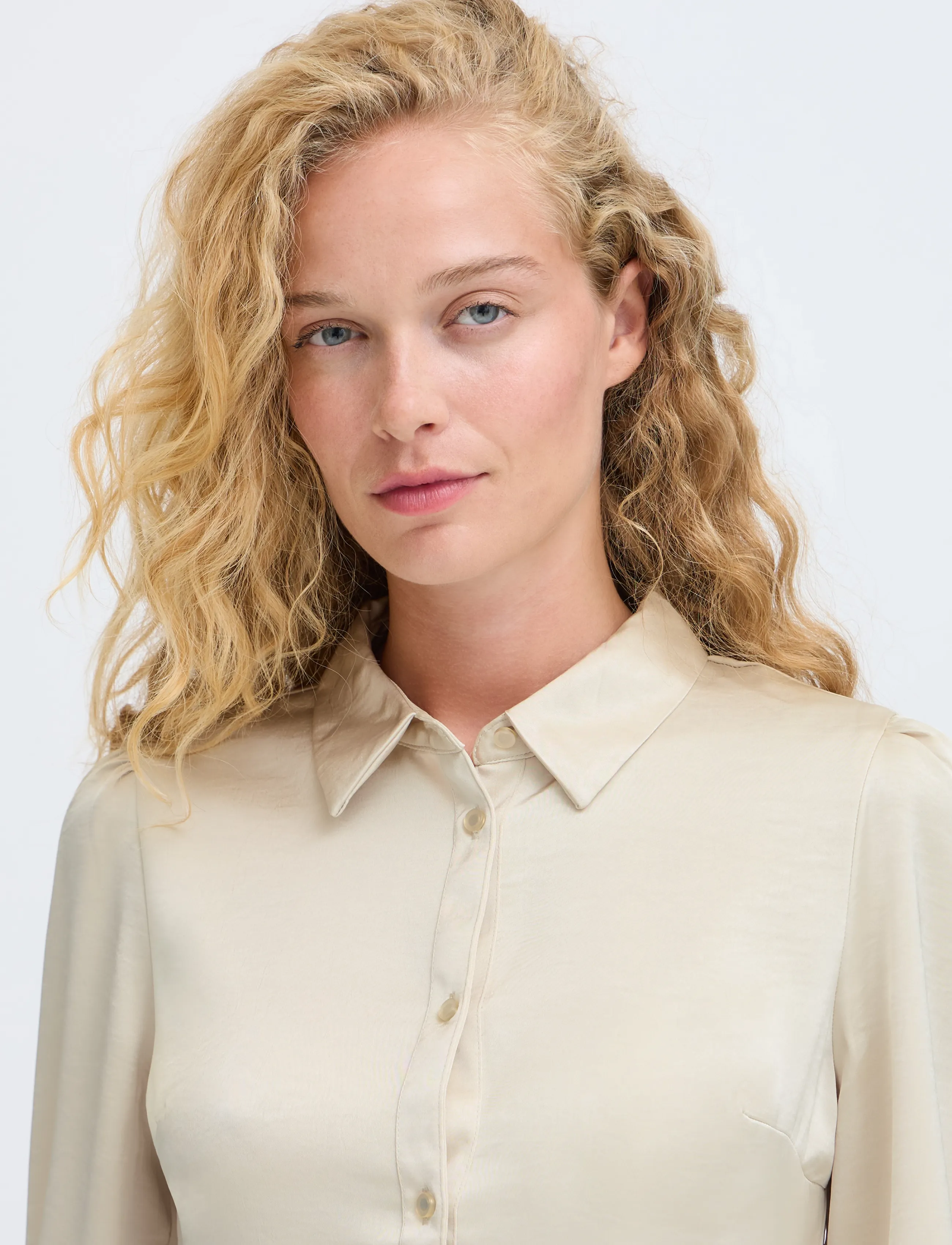 b.young - BYISA PEPLUM SHIRT - långärmade skjortor - oatmeal - 3