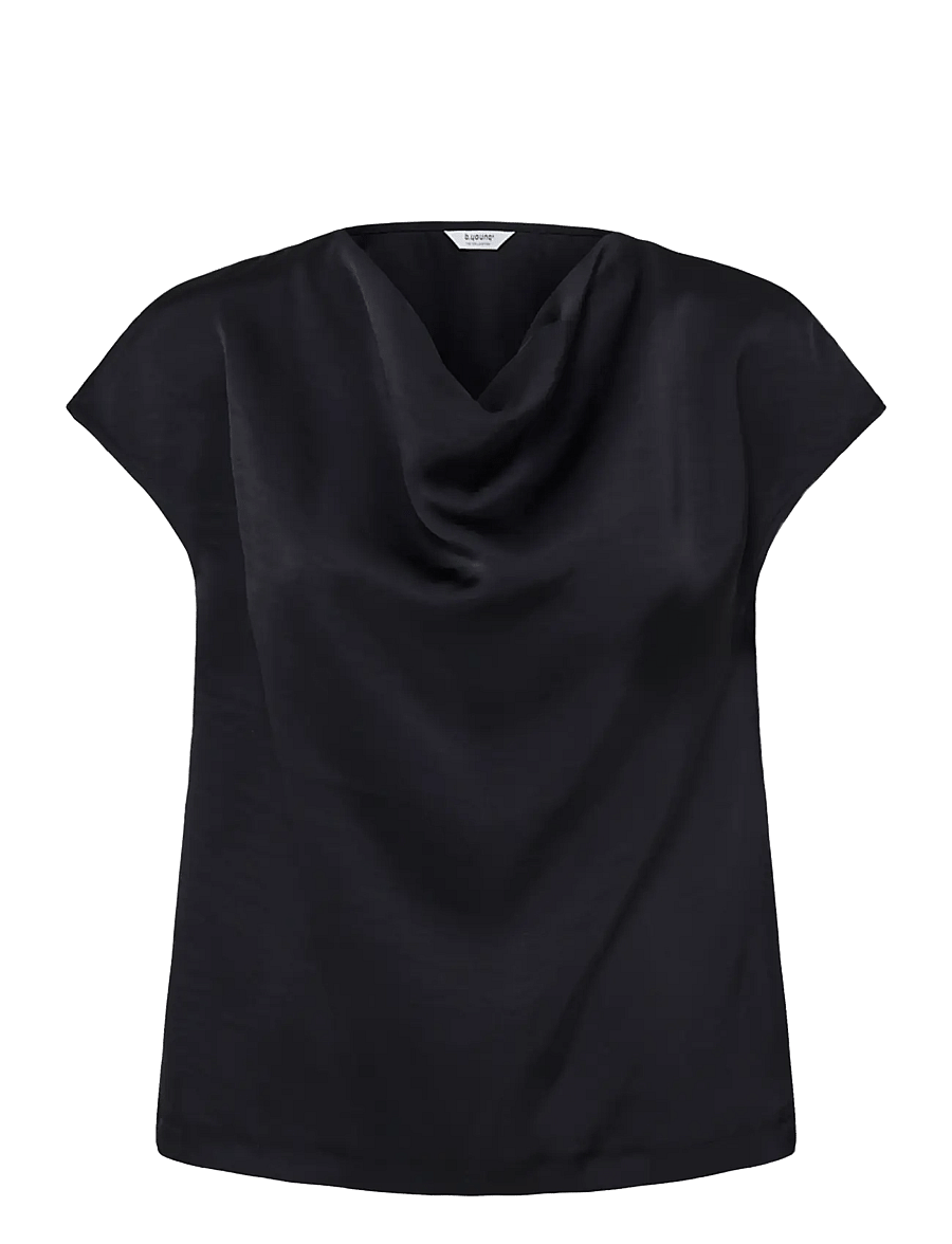 b.young - BYISA BLOUSE - short-sleeved blouses - meteorite - 1