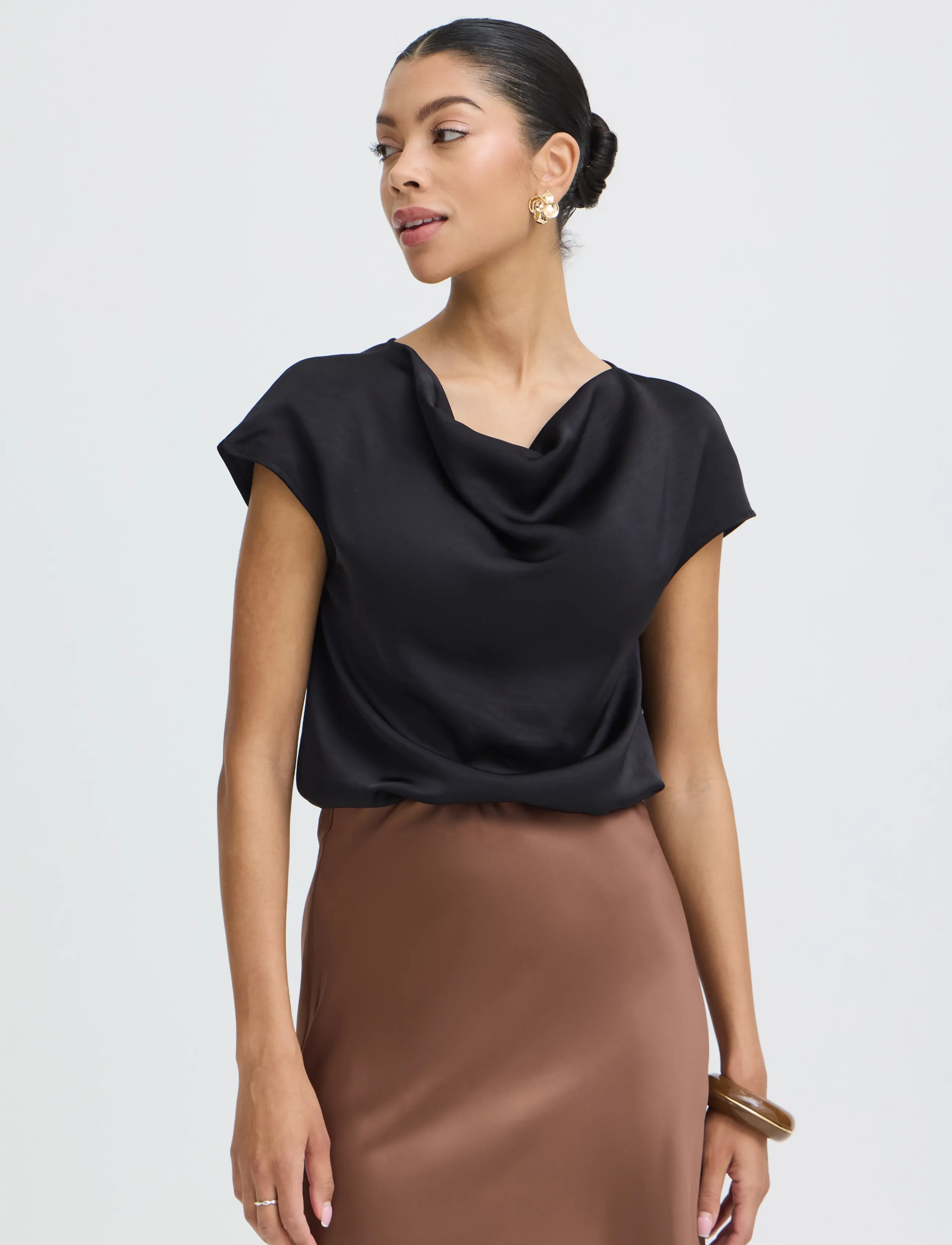 b.young - BYISA BLOUSE - meteorite - 3
