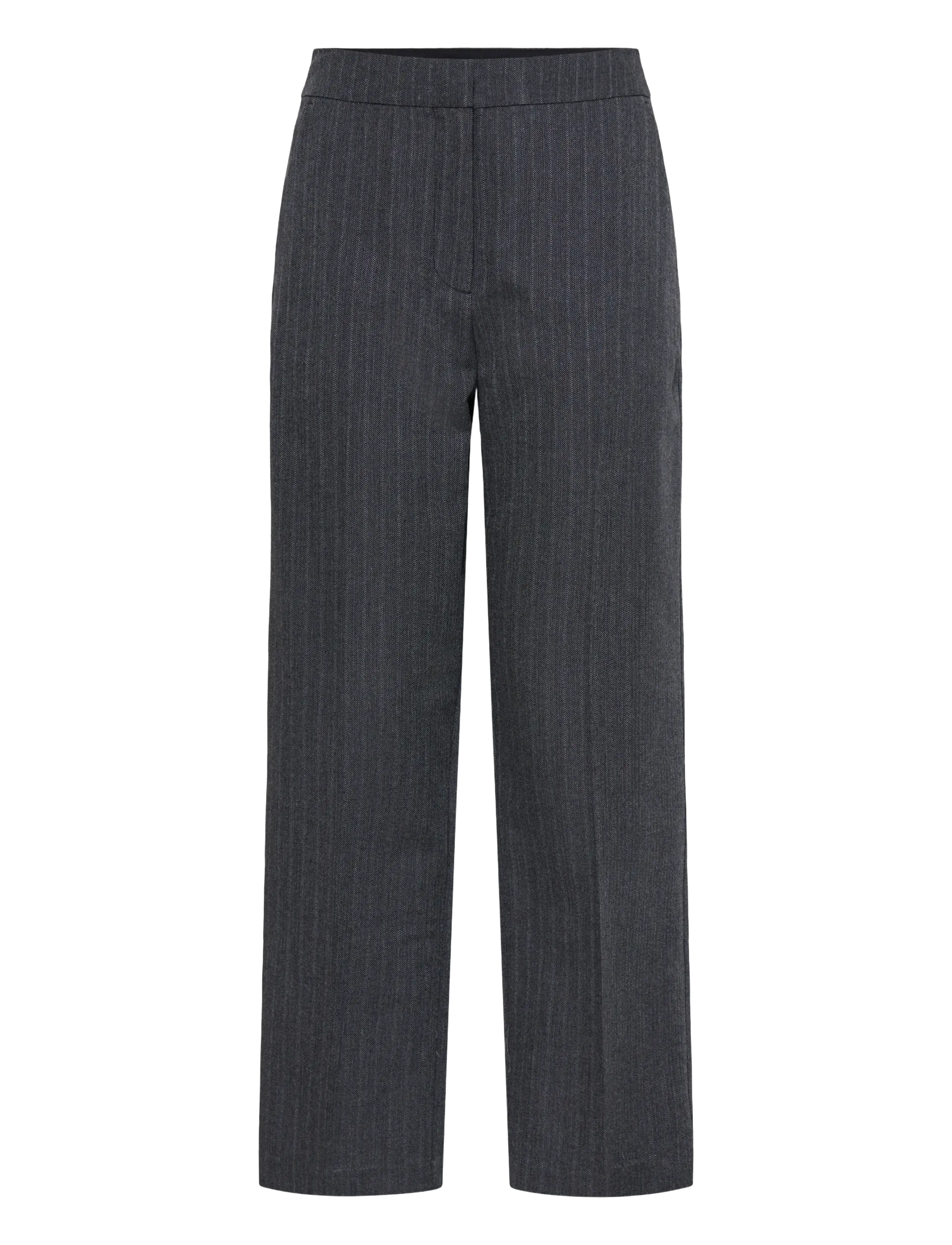 b.young - BYELSIE PANTS - sirged püksid - meteorite/grey mix - 1