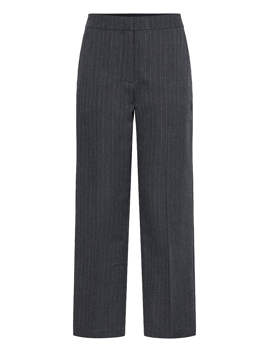 b.young - BYELSIE PANTS - sirged püksid - meteorite/grey mix - 1