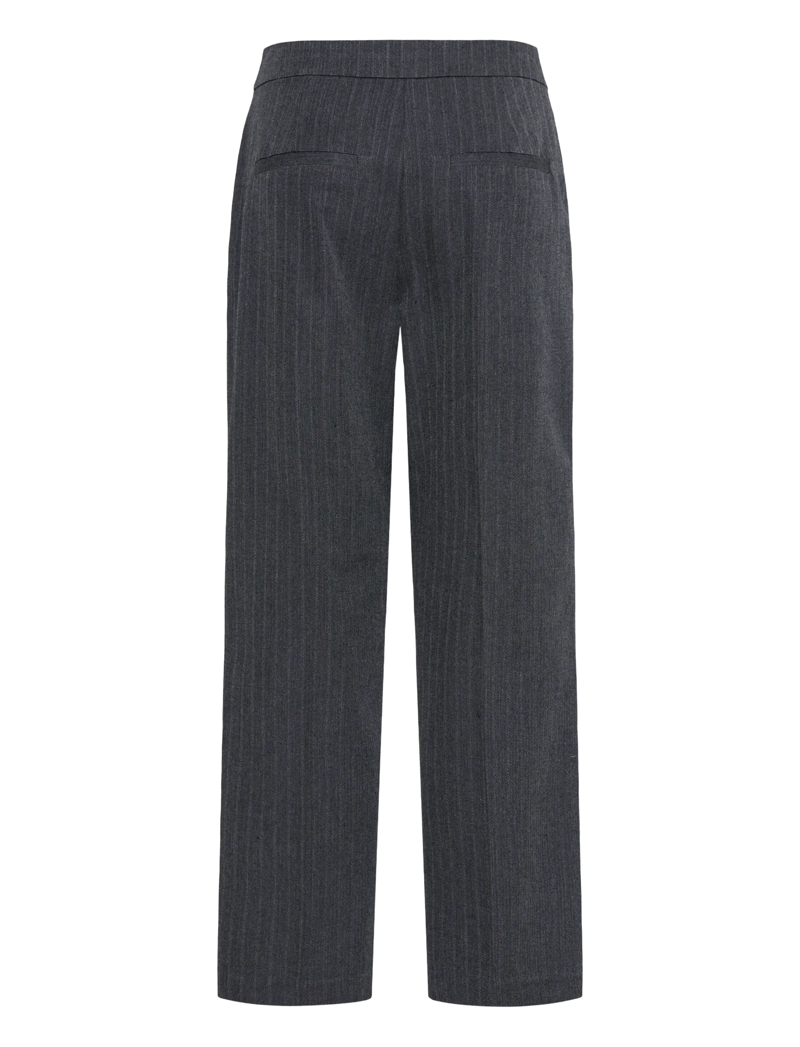 b.young - BYELSIE PANTS - sirged püksid - meteorite/grey mix - 2