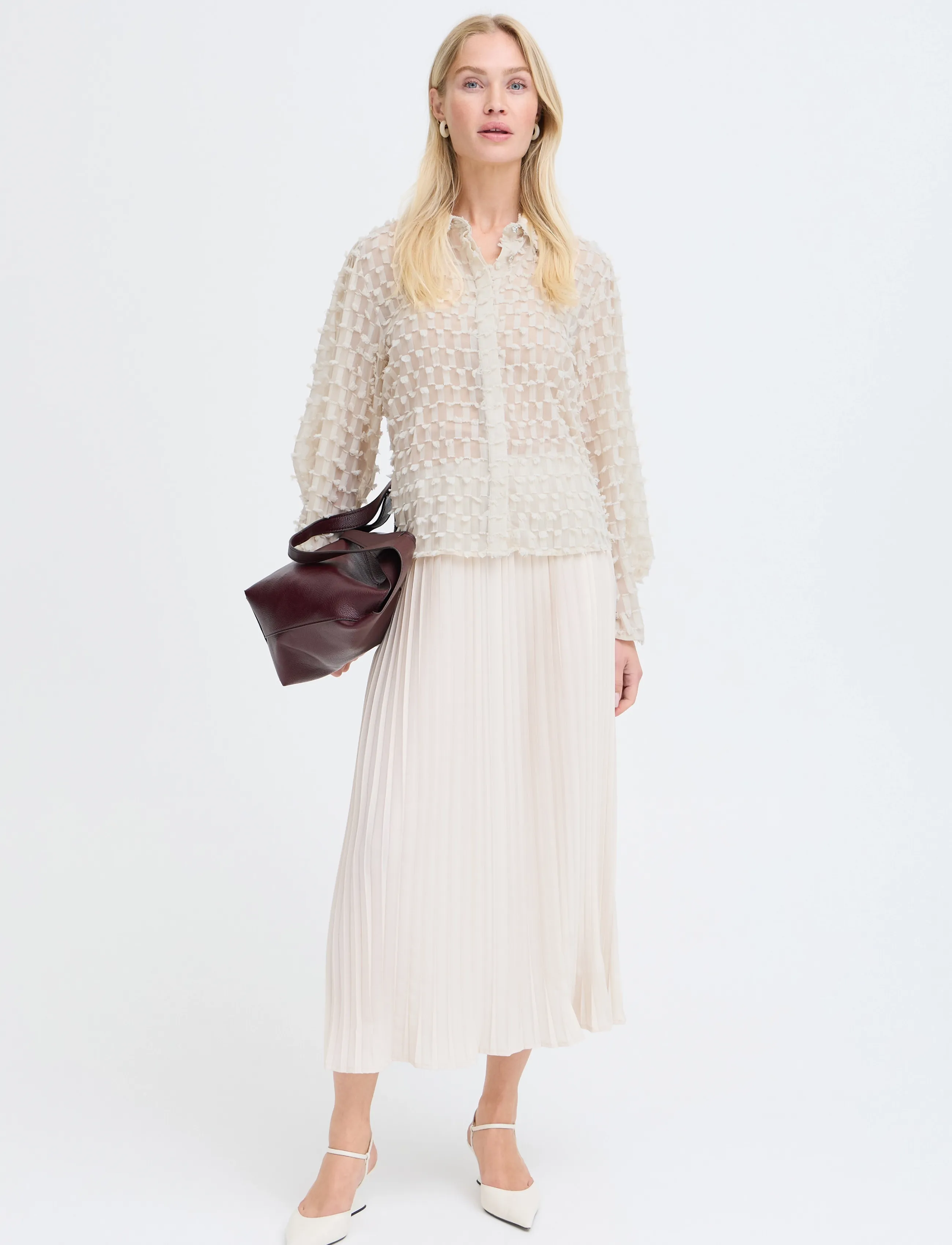 b.young - BYFEATHER SHIRT - long-sleeved shirts - oatmeal - 5