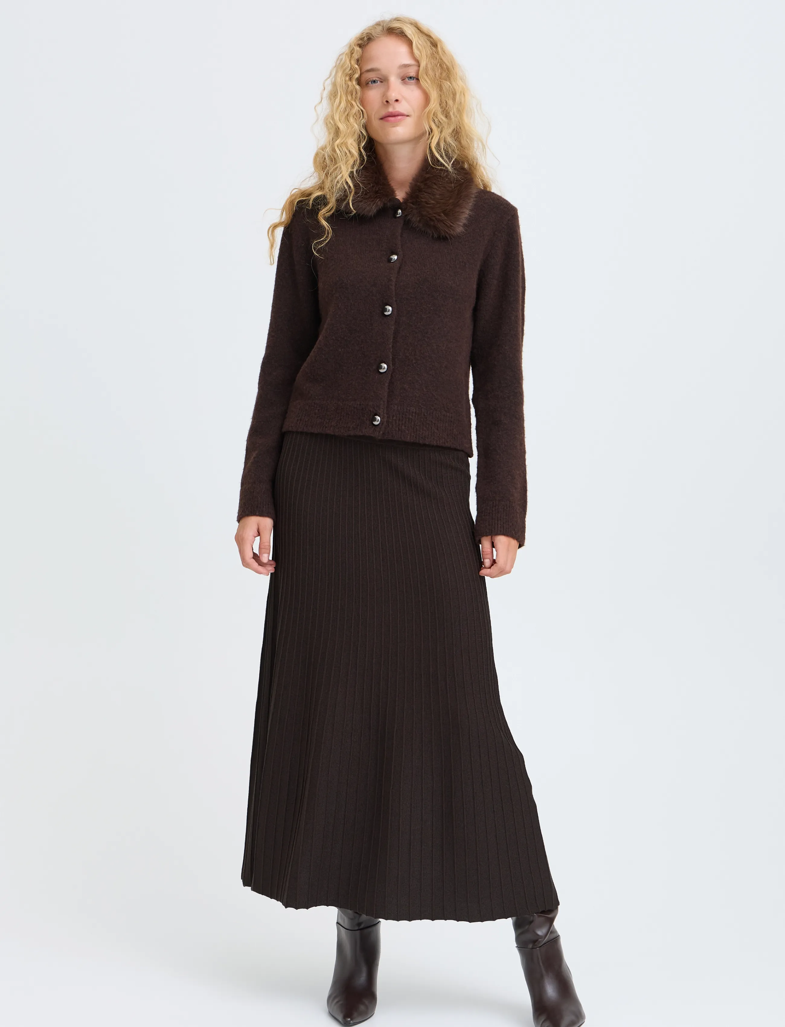 b.young - BYMOBBE PLEAT SKIRT - java - 3