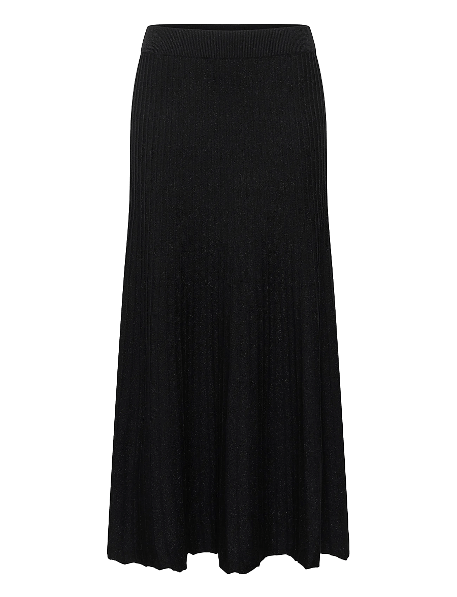 b.young - BYMOBBE PLEAT SKIRT - midi skirts - meteorite - 1
