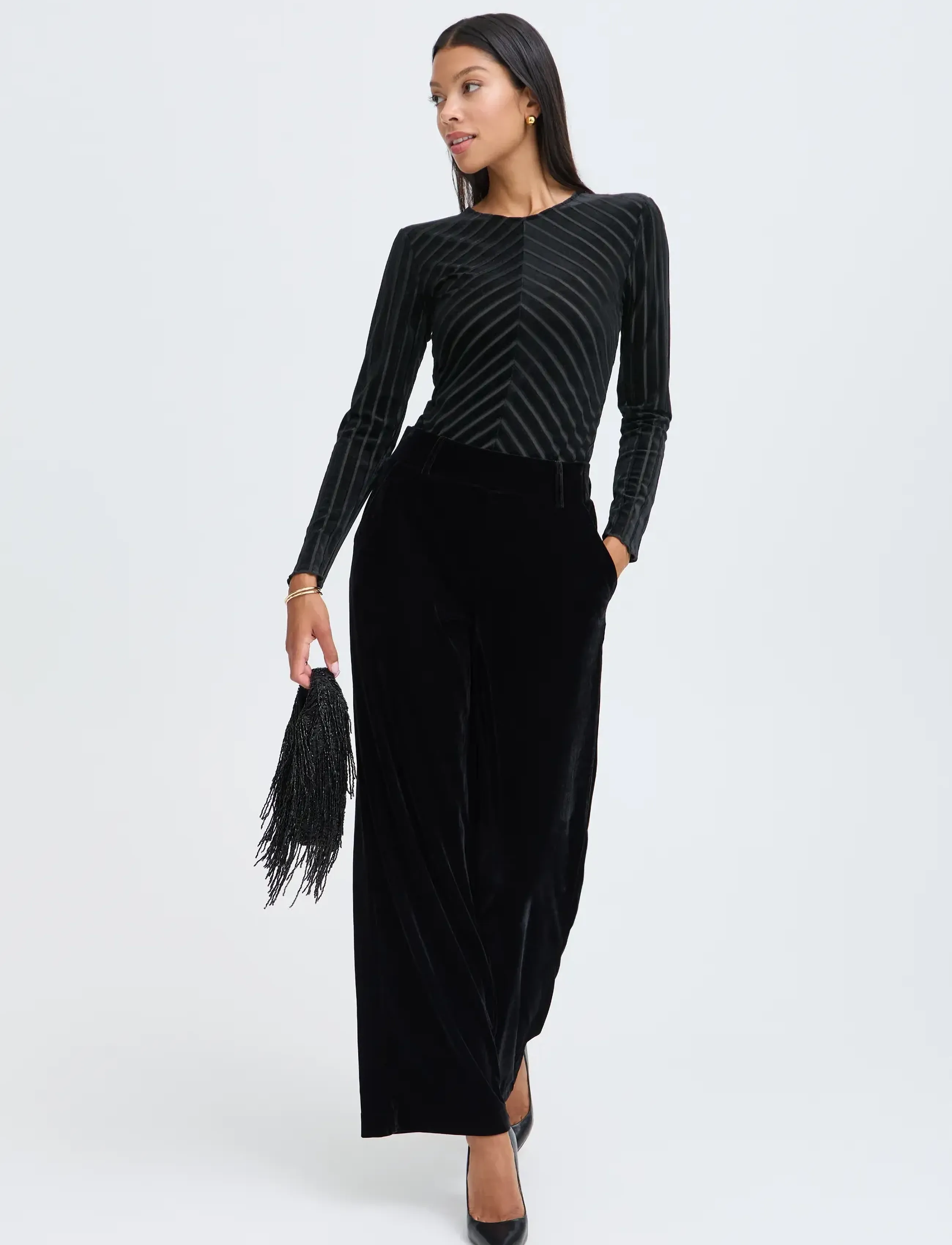 b.young - BYSHIRLEY STRIPE TOP - pikkade varrukatega topid - meteorite - 4