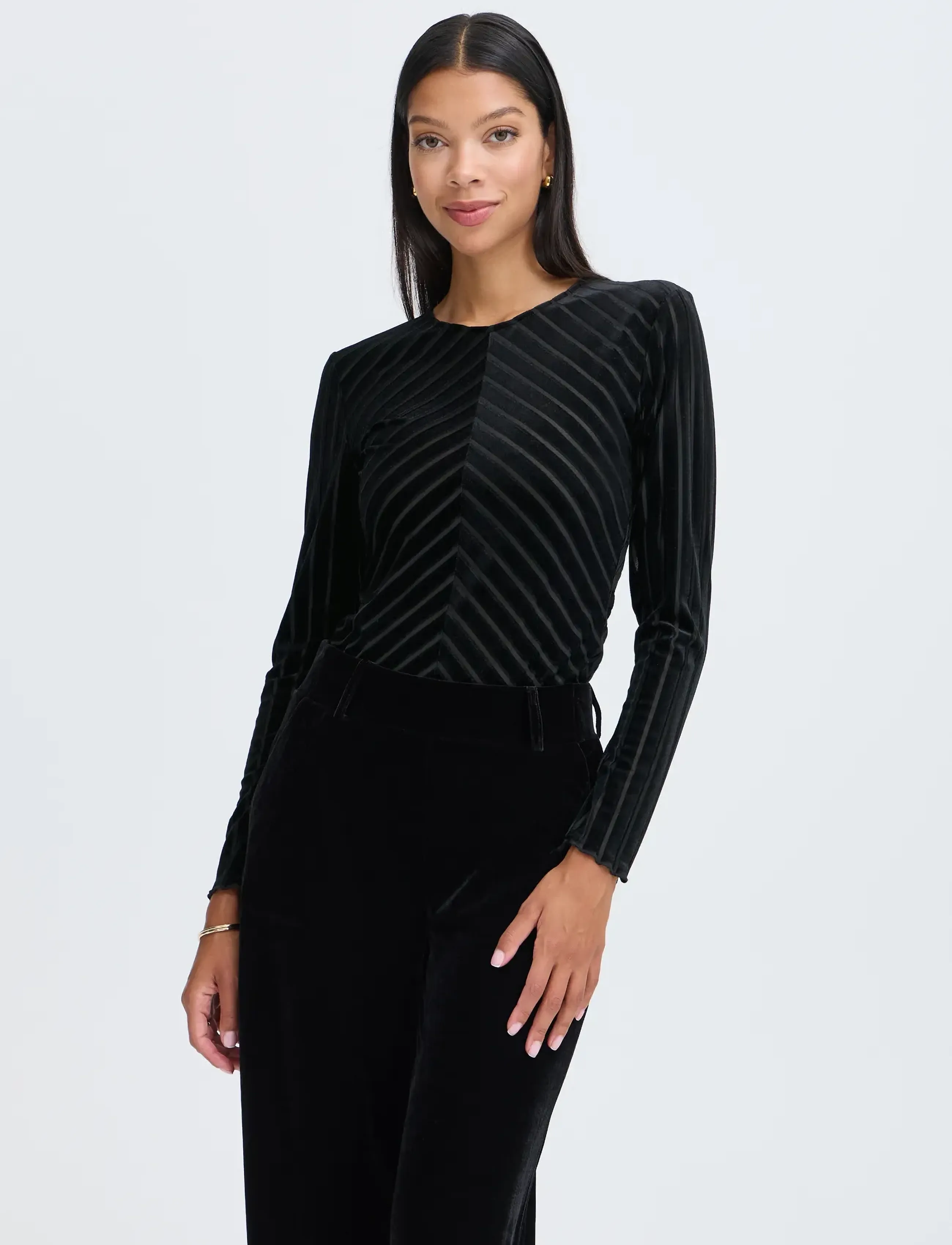 b.young - BYSHIRLEY STRIPE TOP - pikkade varrukatega topid - meteorite - 5
