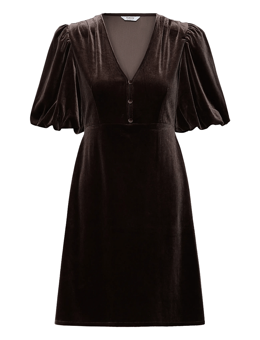 b.young - BYPERLINA BALLOON SLEEVE DRESS - särkkleidid - java - 1