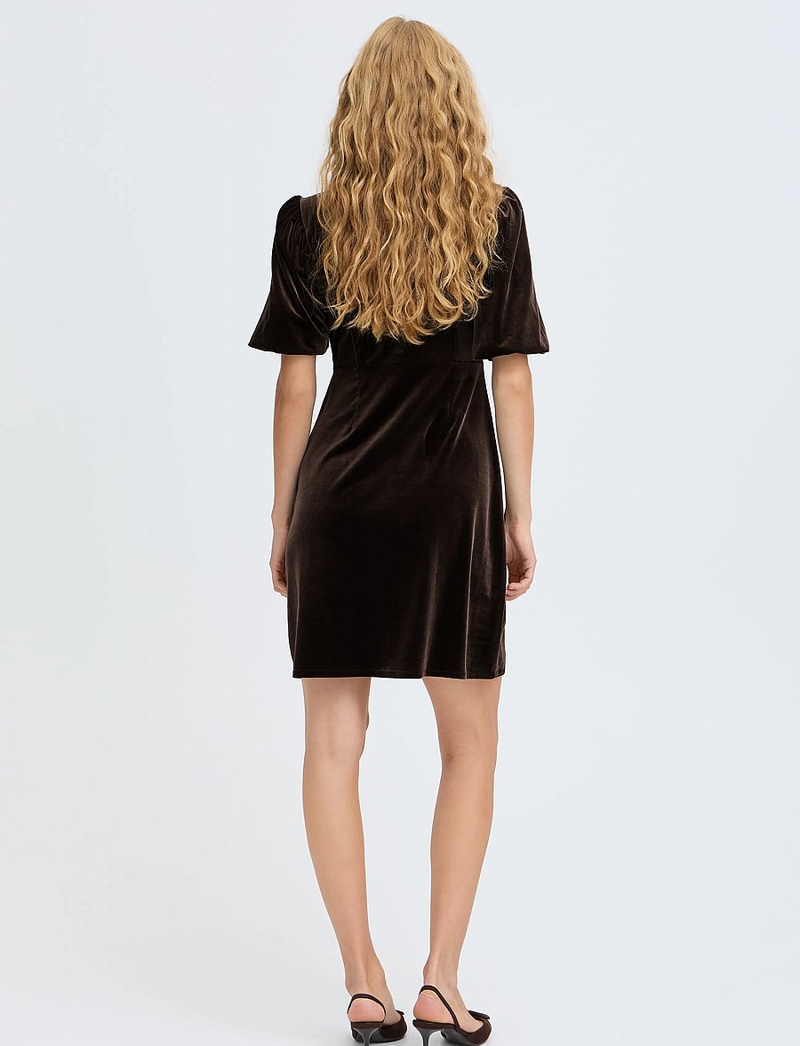b.young - BYPERLINA BALLOON SLEEVE DRESS - särkkleidid - java - 3