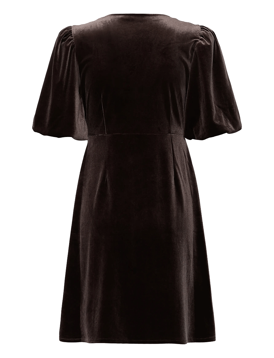 b.young - BYPERLINA BALLOON SLEEVE DRESS - särkkleidid - java - 2