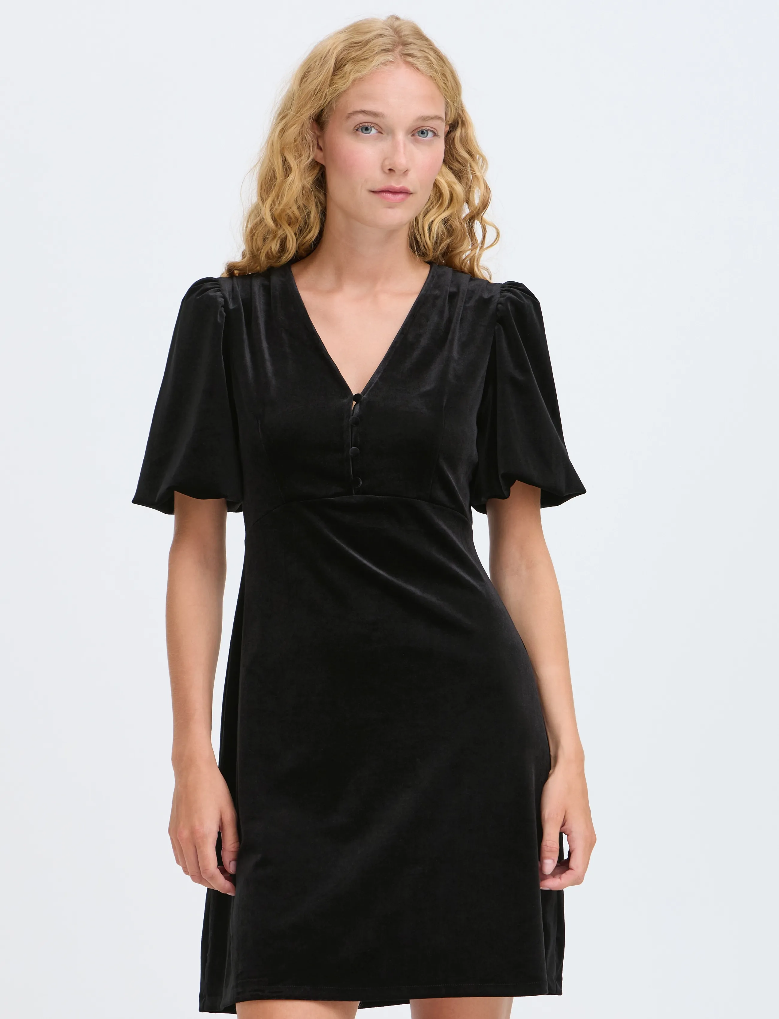 b.young - BYPERLINA BALLOON SLEEVE DRESS - särkkleidid - meteorite - 5