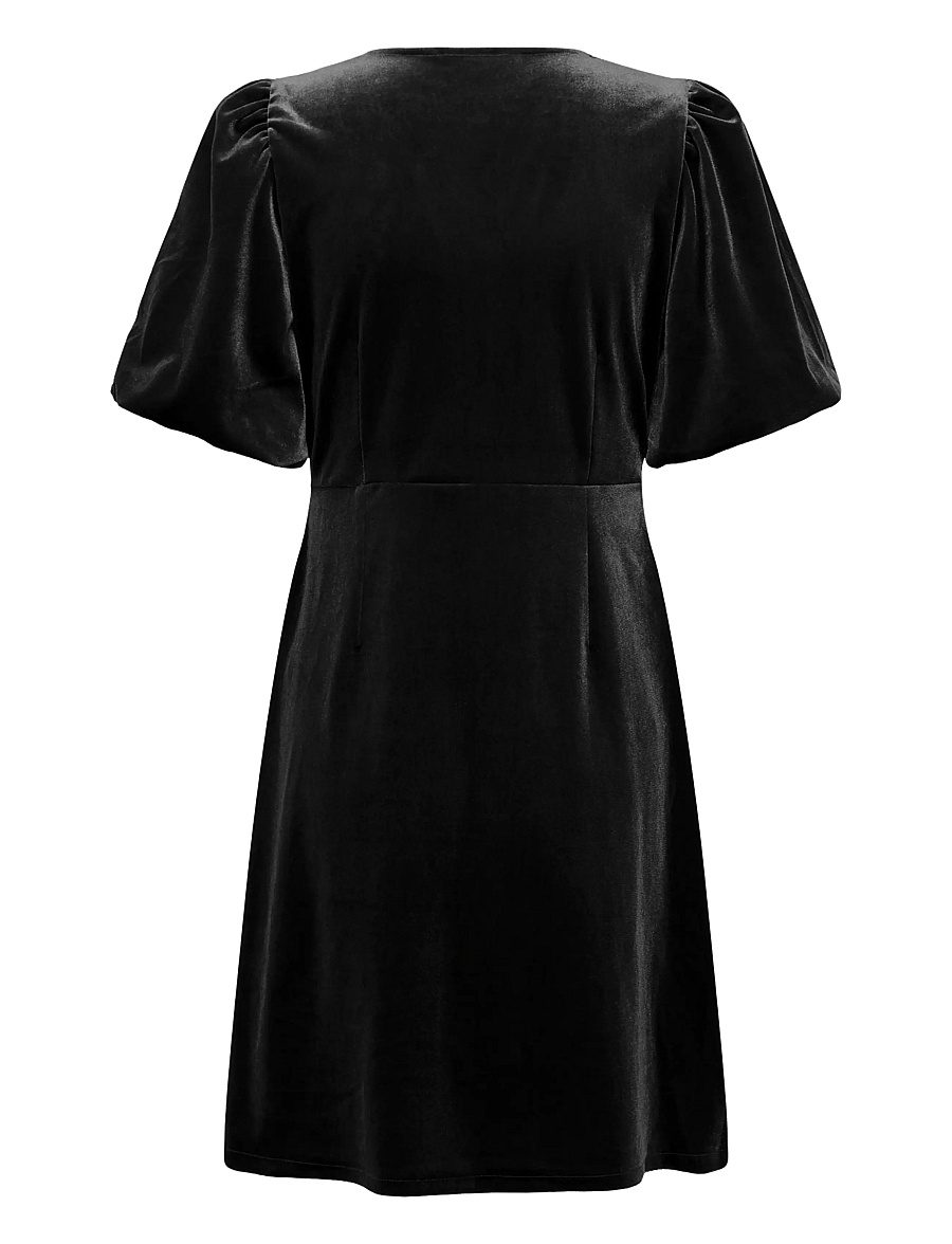 b.young - BYPERLINA BALLOON SLEEVE DRESS - särkkleidid - meteorite - 2
