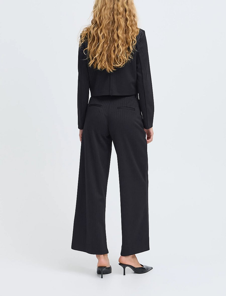 b.young - BYROLUX SHORT BLAZER - meteorite pinstripe - 5