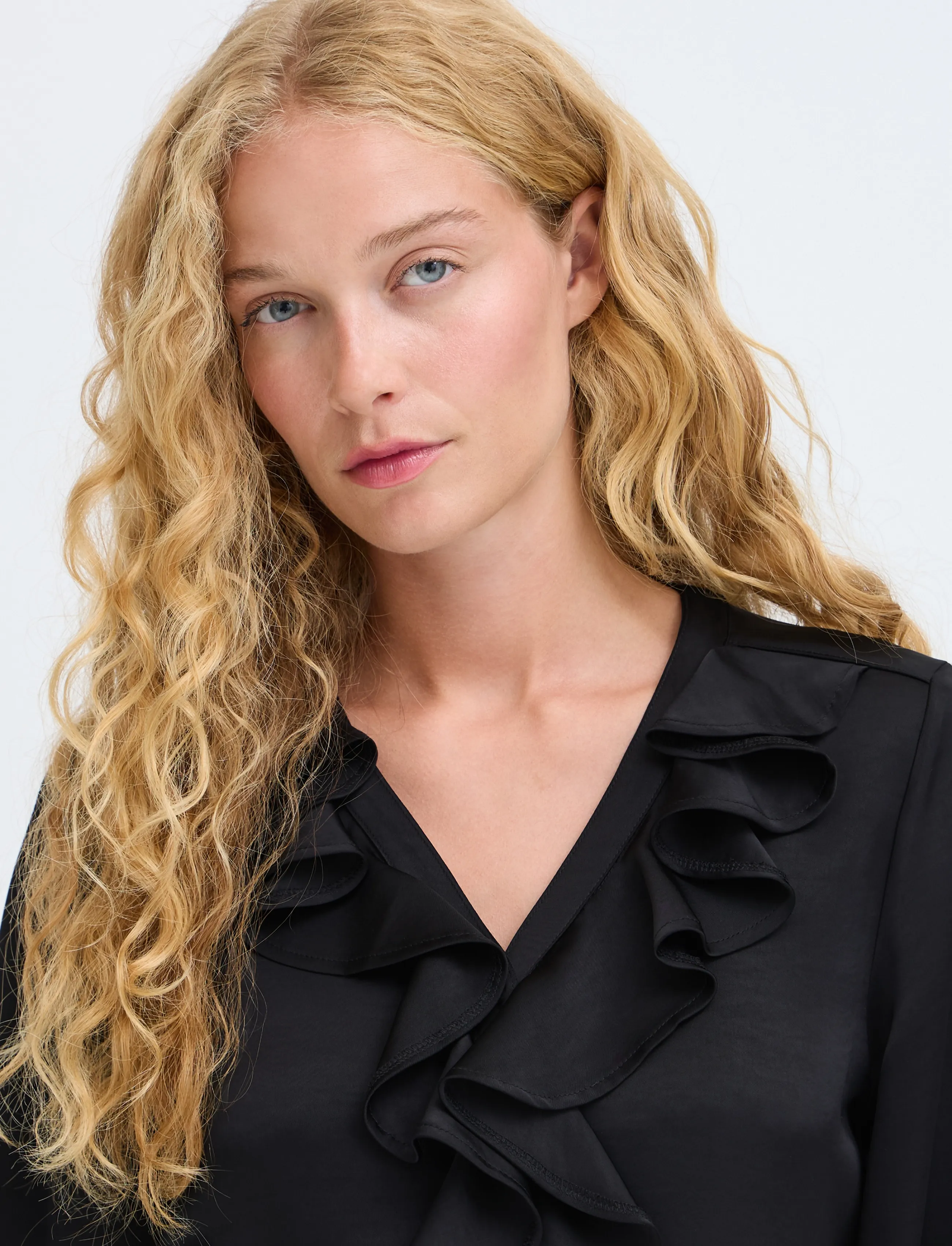 b.young - BYISA FLOUNCE SHIRT - meteorite - 5
