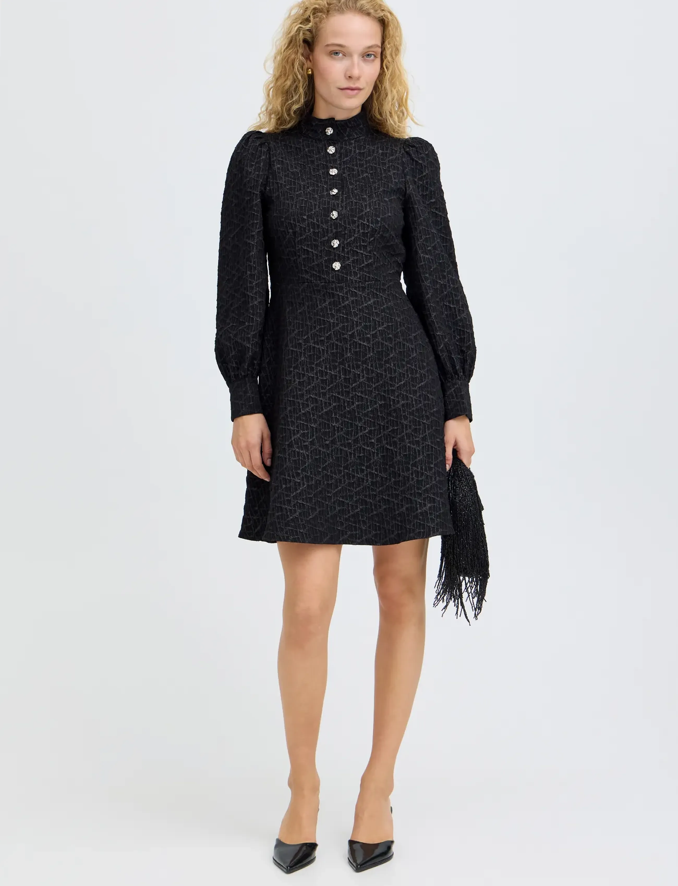 b.young - BYDESMORA DRESS 2 - meteorite - 3