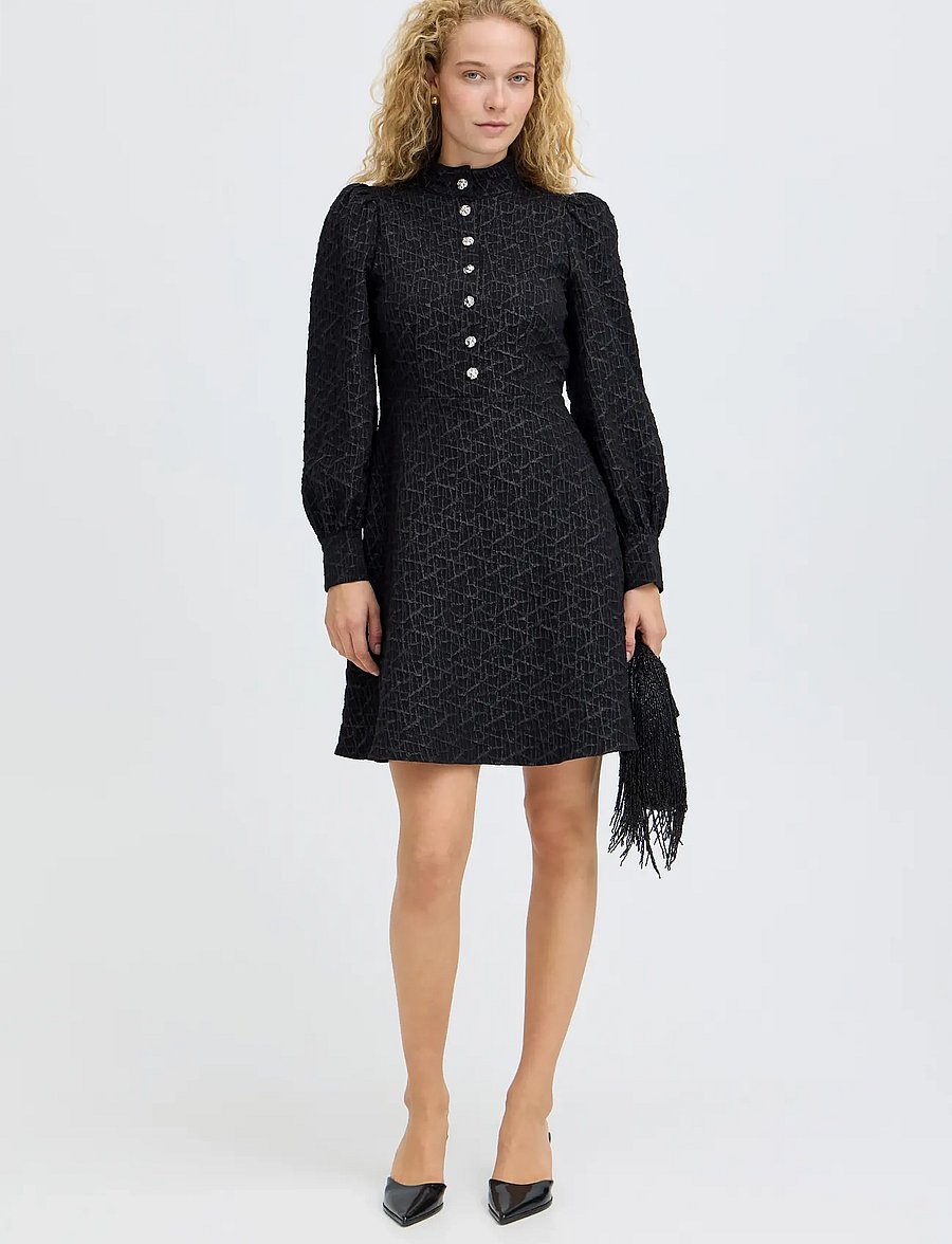 b.young - BYDESMORA DRESS 2 - meteorite - 3